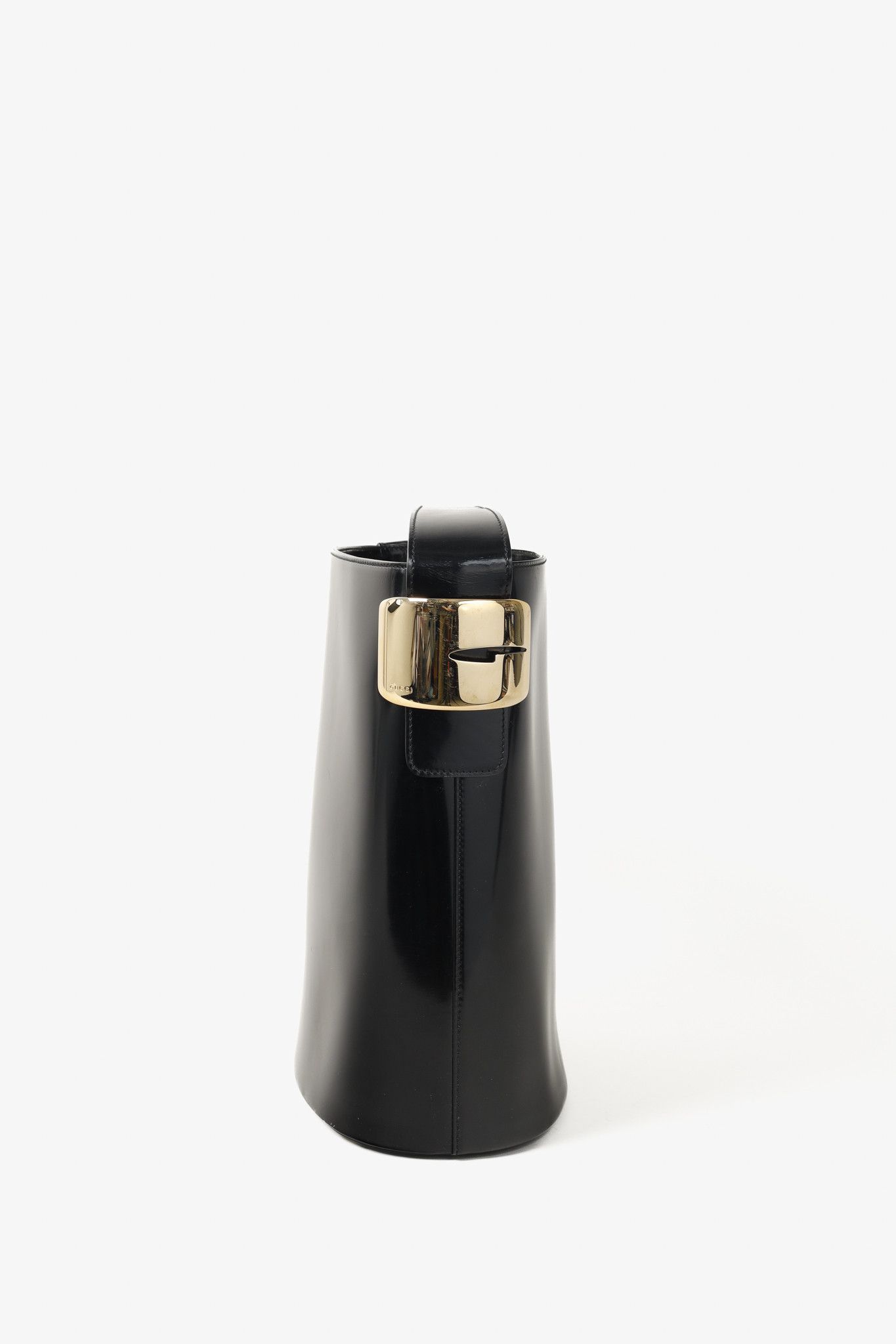 Gucci Gucci Tom Ford Era Patent Leather G-Hardware Bucket Bag Size ONE SIZE - 3 Thumbnail