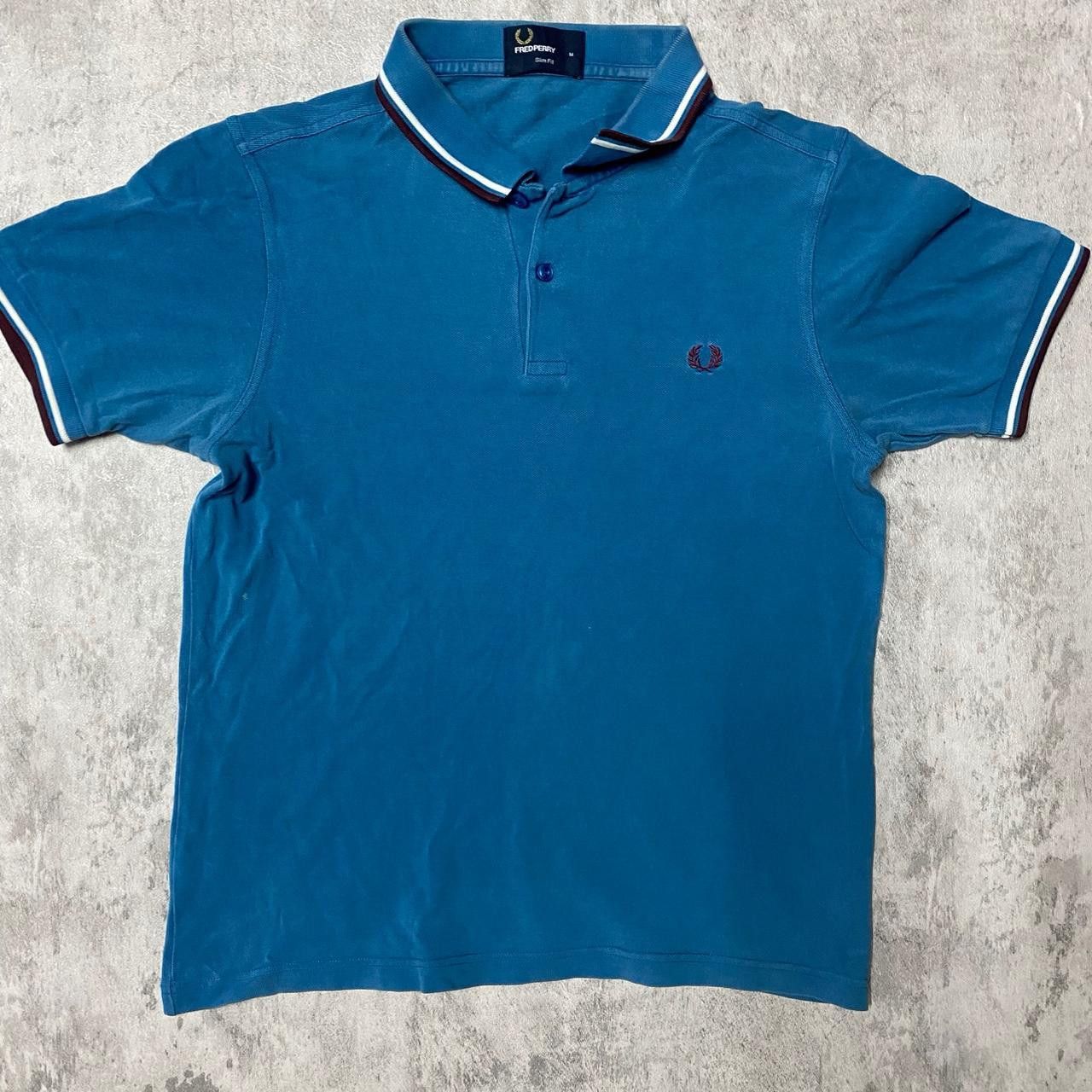 Fred Perry Blue Fred Perry polo shirt with embroidered logo polo Size US M / EU 48-50 / 2 - 1 Thumbnail