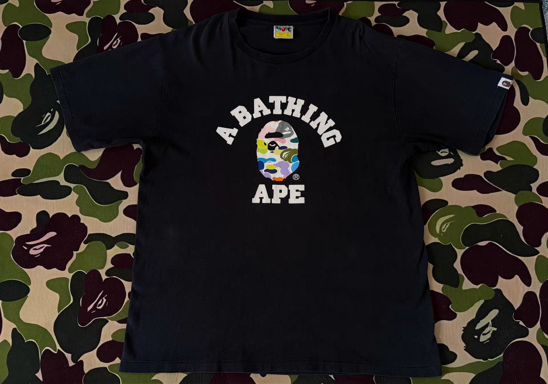 Bape Bape Candy Camo Ape Head T-Shirt Size US XL / EU 56 / 4 - 1 Thumbnail
