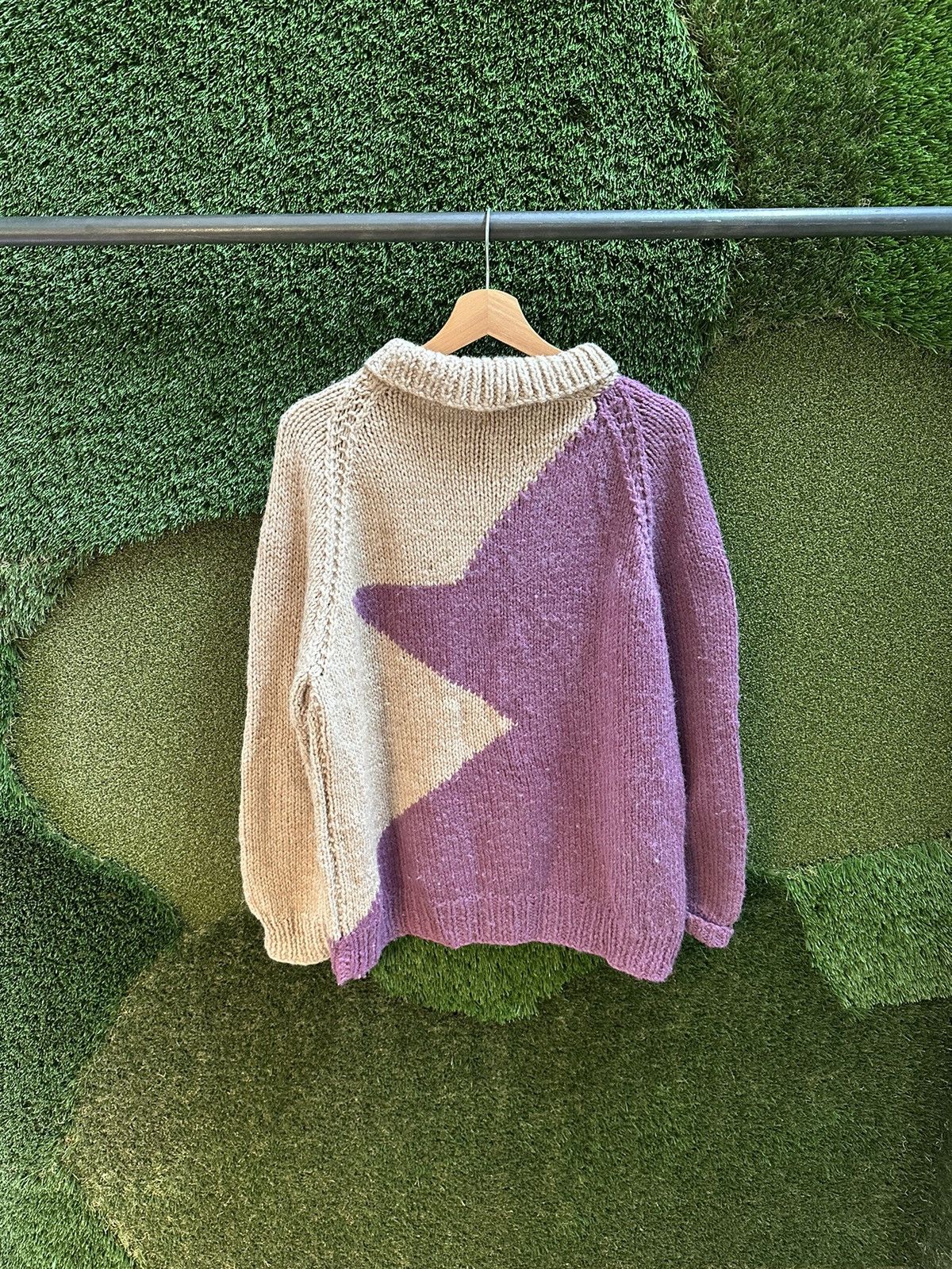 Vintage Vintage Yoda Silhouette Handmade Sweater Large Size US L / EU 52-54 / 3 - 2 Thumbnail