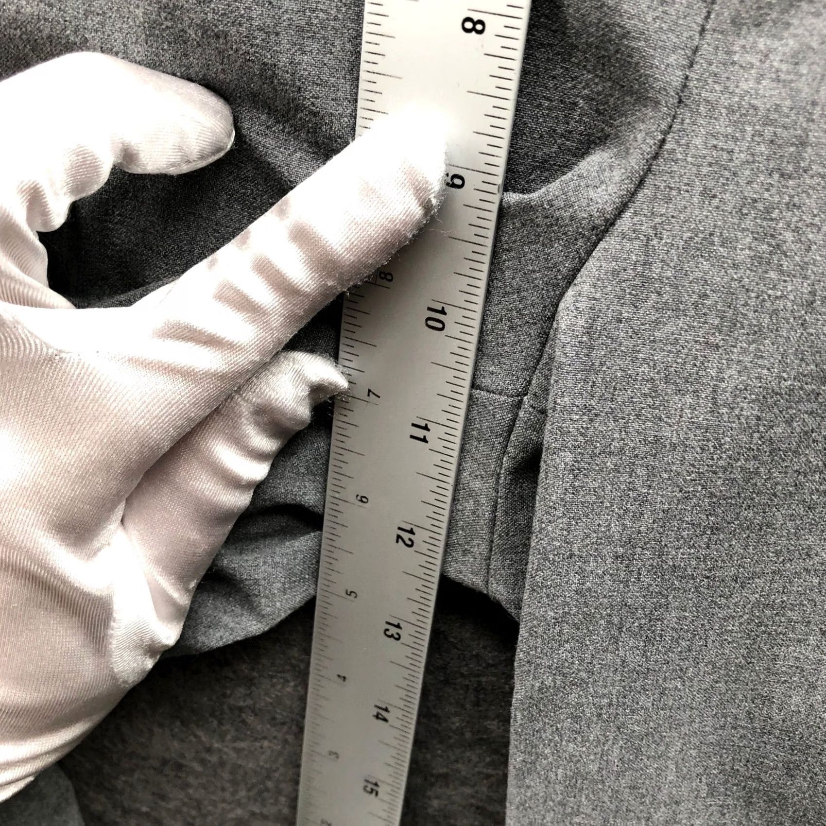 J.Crew J.Crew Ruby Crop Pant Womens 4 Gray High Rise Slim Fit Stretch Career Office Pants Crop Tailored Workwear Mens Women? Size 27" / US 4 / IT 40 - 6 Thumbnail