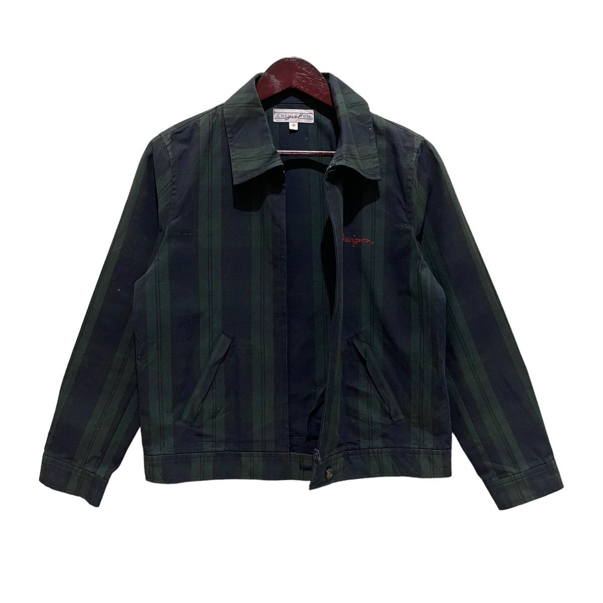 Chevignon Chevignon Zipper Tartan Cropped Jacket Size US S / EU 44-46 / 1 - 7 Thumbnail