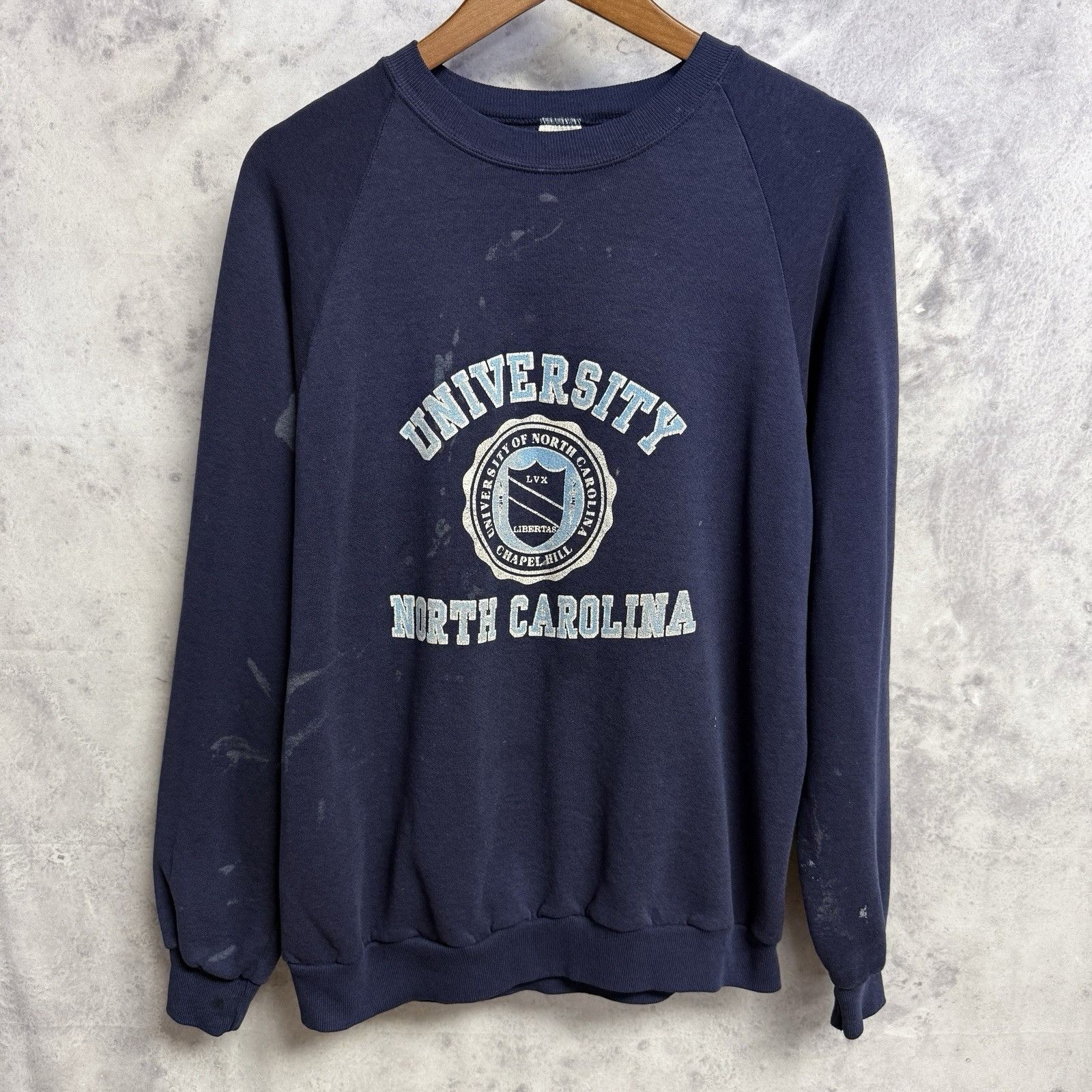 Vintage Vintage 80s North Carolina University Sweatshirt Jerzees XL Size US XL / EU 56 / 4 - 2 Thumbnail