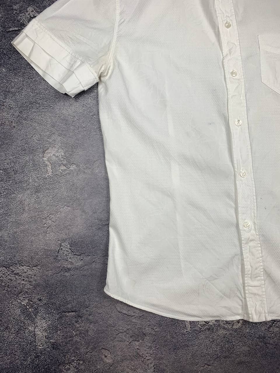 Versace Jeans Couture Versace Jeans VJC Men's White Short Sleeve Button Up Shirt Size US L / EU 52-54 / 3 - 4 Thumbnail