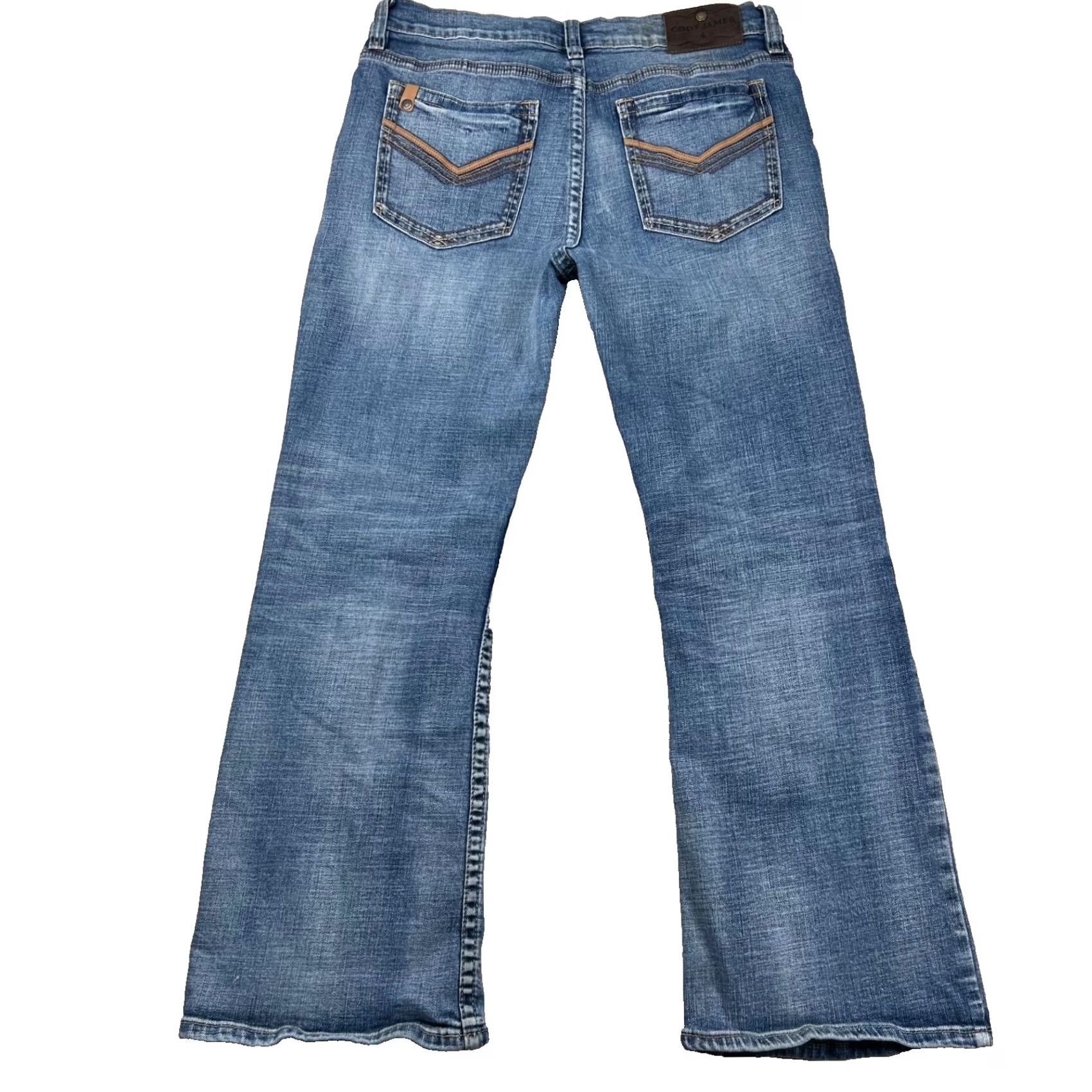 Cody James Cody James Jeans Mens 32x30 Duke Boot Cut Western Country Blue Size US 32 / EU 48 - 2 Thumbnail