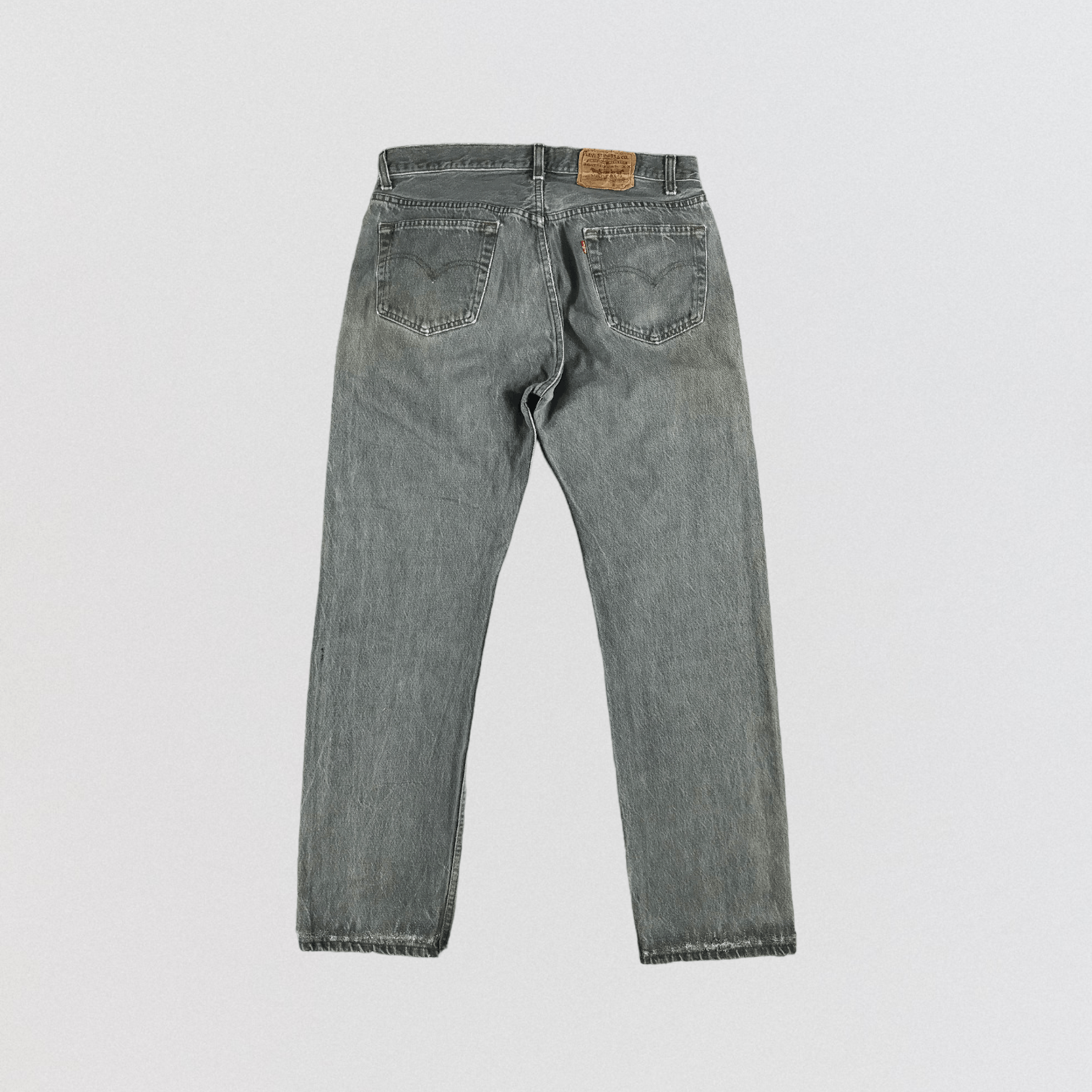 Levi's × Vintage Vintage 90s Faded Black Levis 501 Jeans-JM2279 Size US 34 / EU 50 - 2 Thumbnail