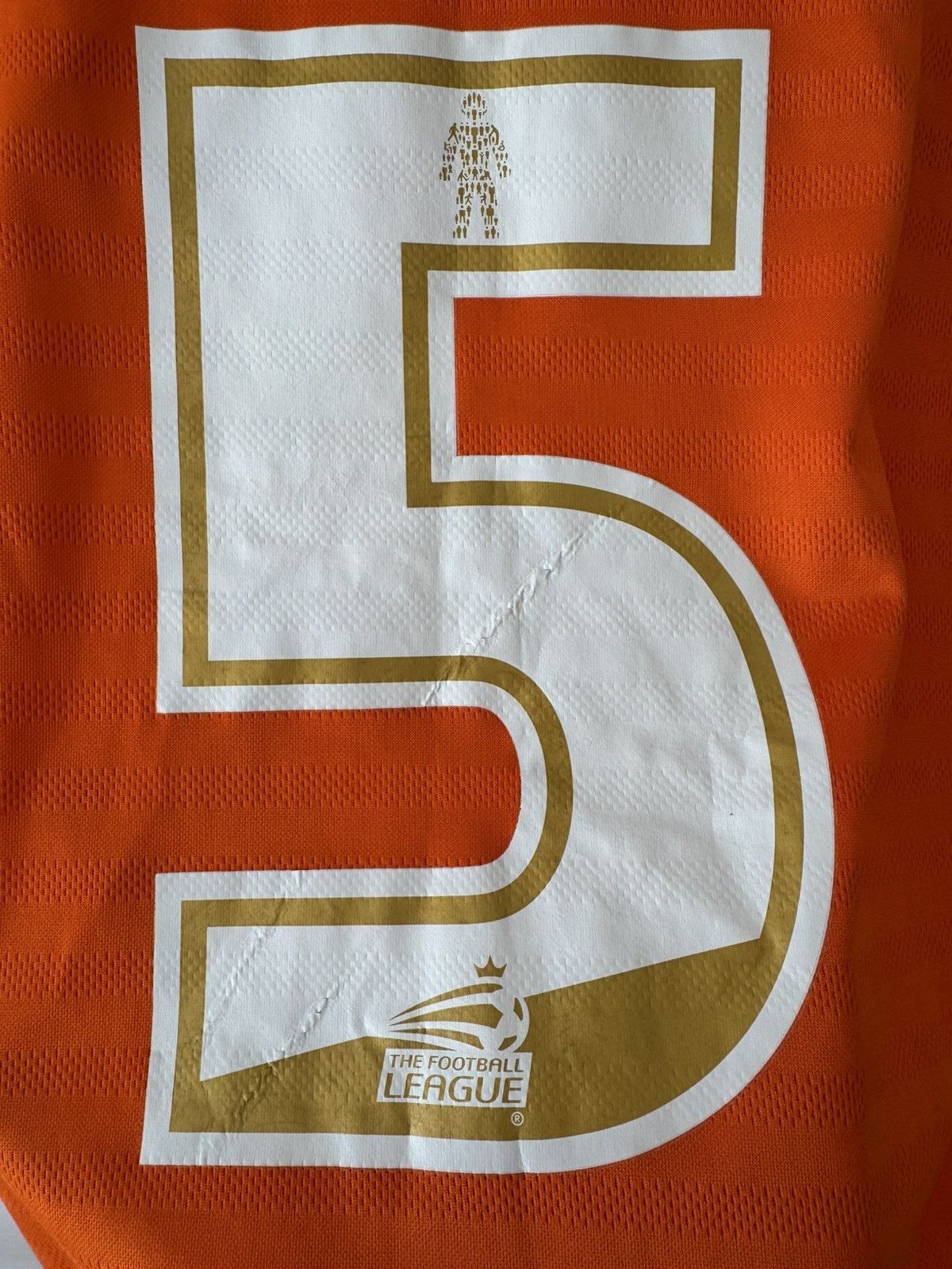 Fila McNulty #5 Luton Town 2014-2015 Home Soccer Jersey Shirt Kit Size US M / EU 48-50 / 2 - 15 Thumbnail