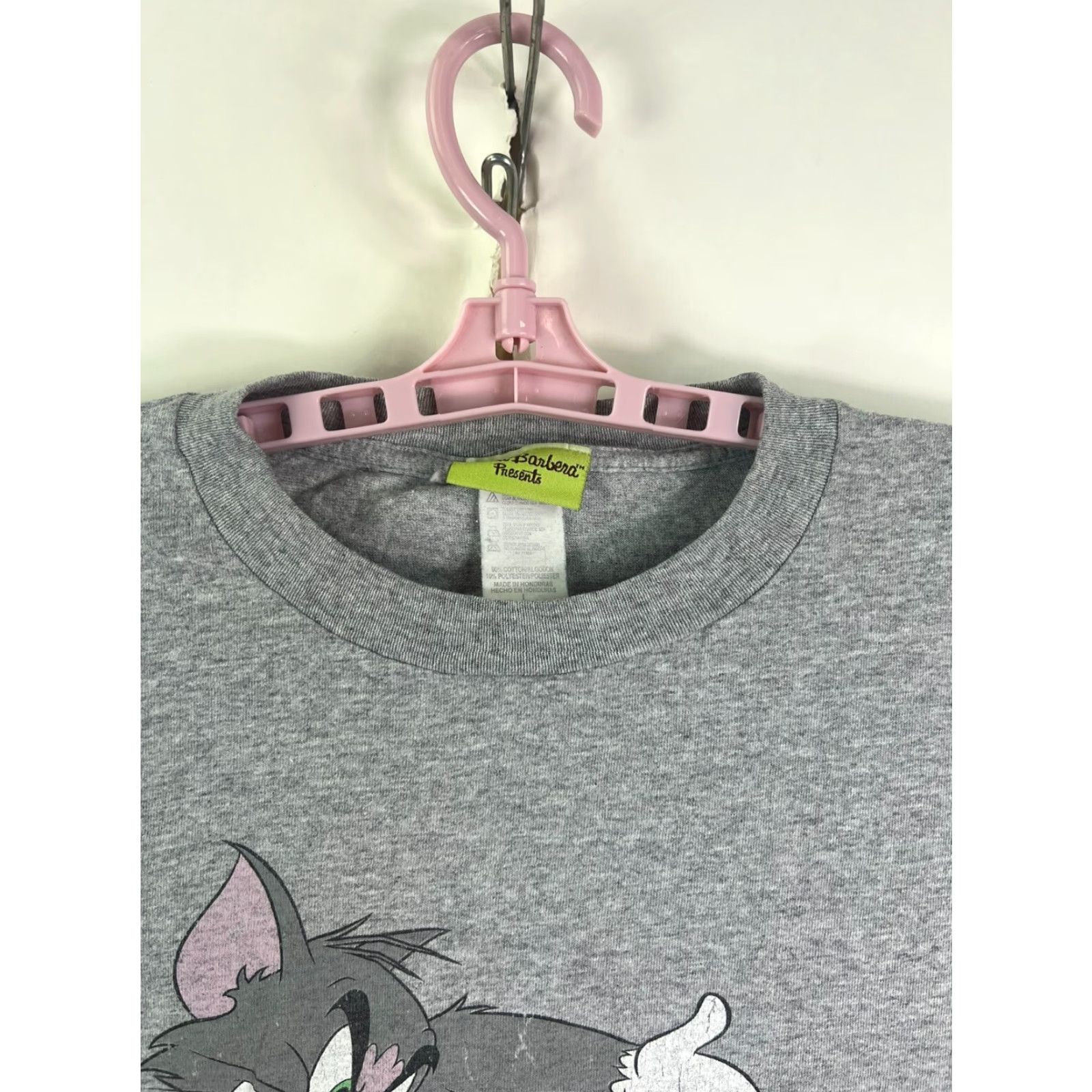 Vintage Vintage Hanna Barbera Tom and Jerry T Shirt Adult SZ L Gray Logo Accents Graphic Print Crew Neck Short Sleeve 90s Retro Cartoon Size US L / EU 52-54 / 3 - 3 Thumbnail