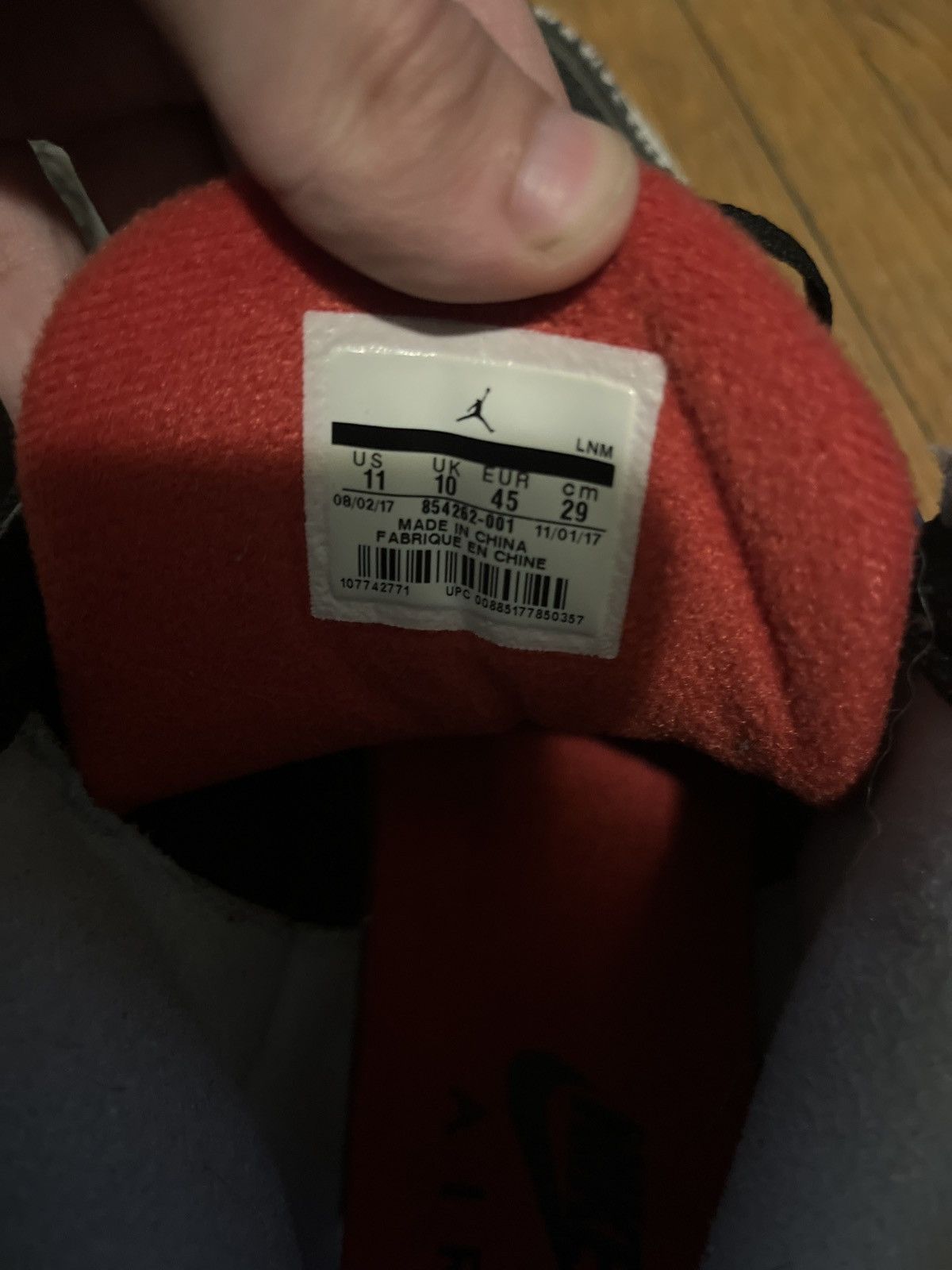 Jordan Brand 2018 Jordan Black Cement 3’s Size US 11 / EU 44 - 6 Thumbnail