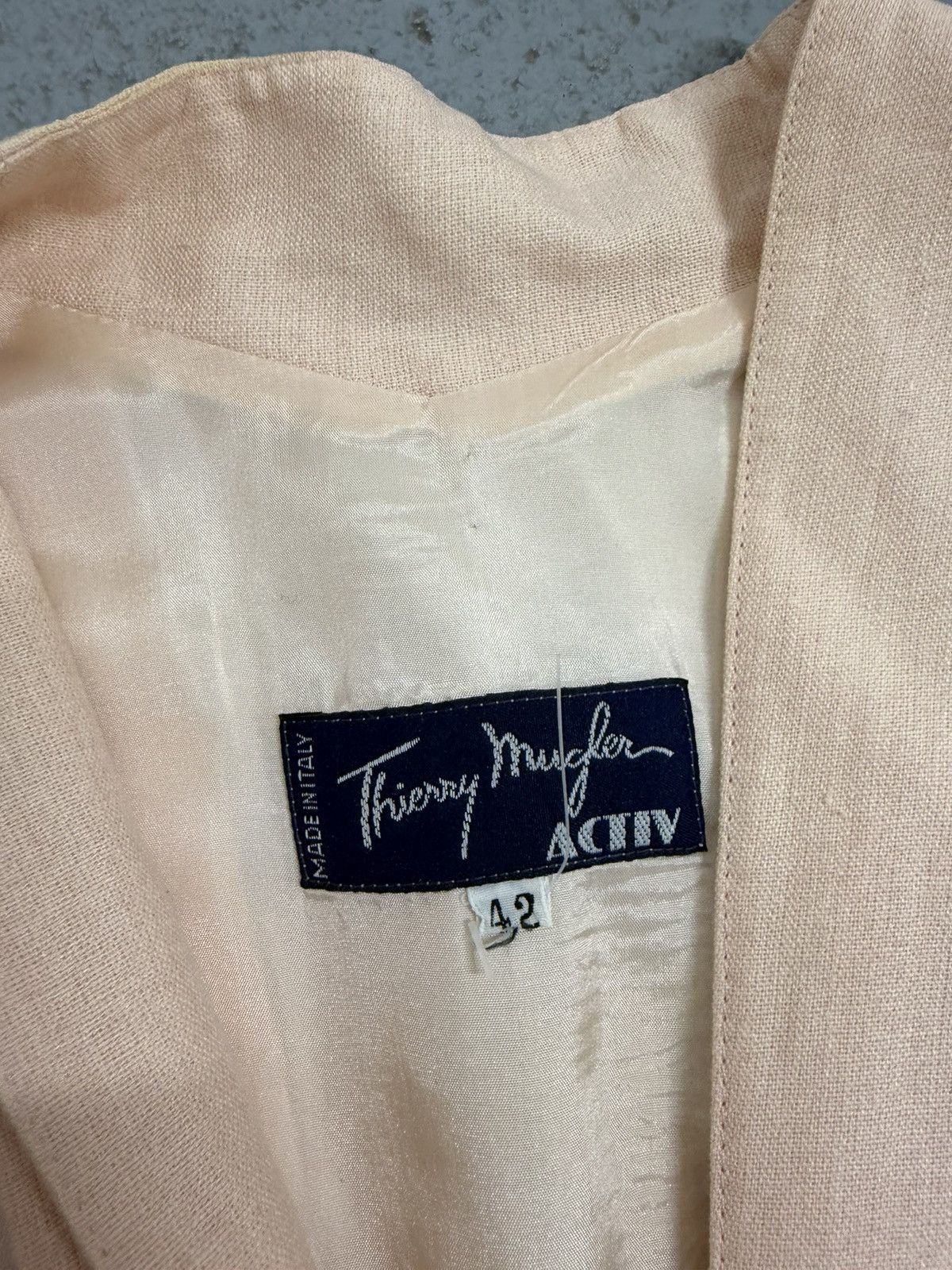 Thierry Mugler Vintage 80s Thierry Mugler Active Linen Dress Size M / US 6-8 / IT 42-44 - 2 Thumbnail