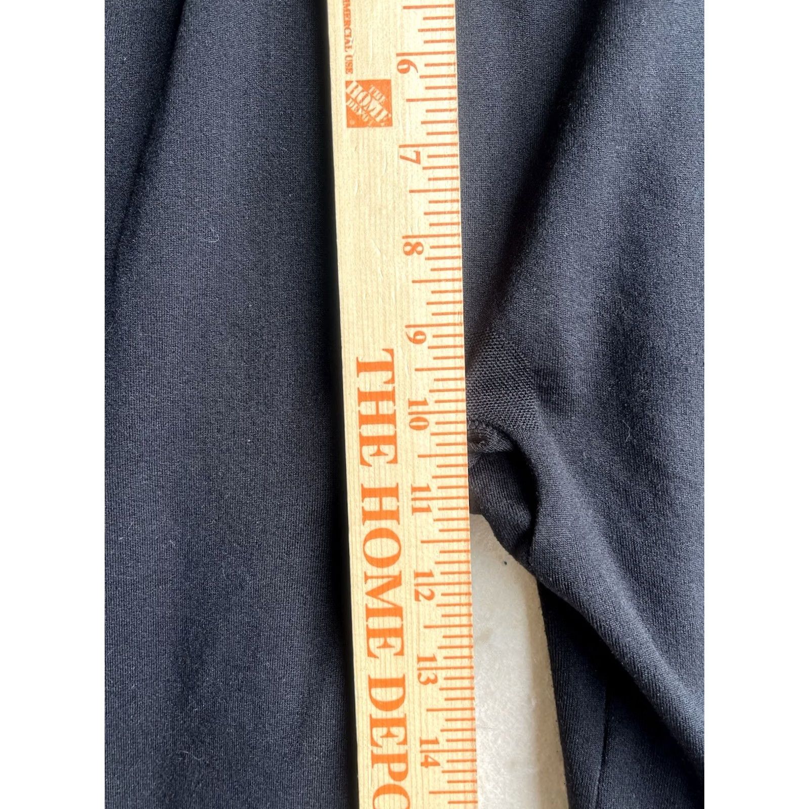 Vintage Sociology Leggings Womens L/XL Black Cotton Spandex Stretch Ankle Yoga Casual Athleisure Size 36" / US 14 / IT 50 - 4 Thumbnail