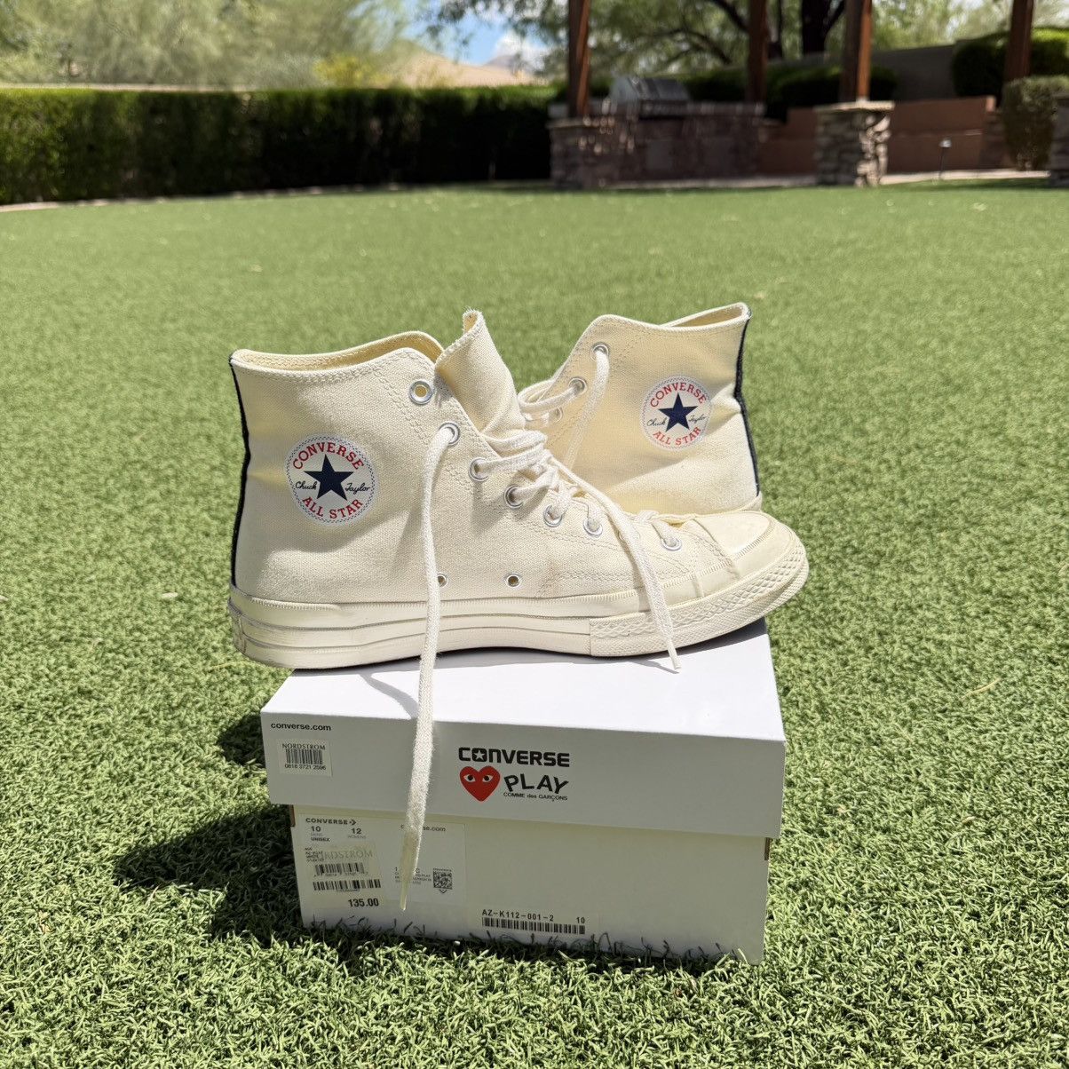 Comme des Garcons PLAY × Converse CDG Play Converse Chuck 70 Hi-Top Size US 10 / EU 43 - 5 Thumbnail