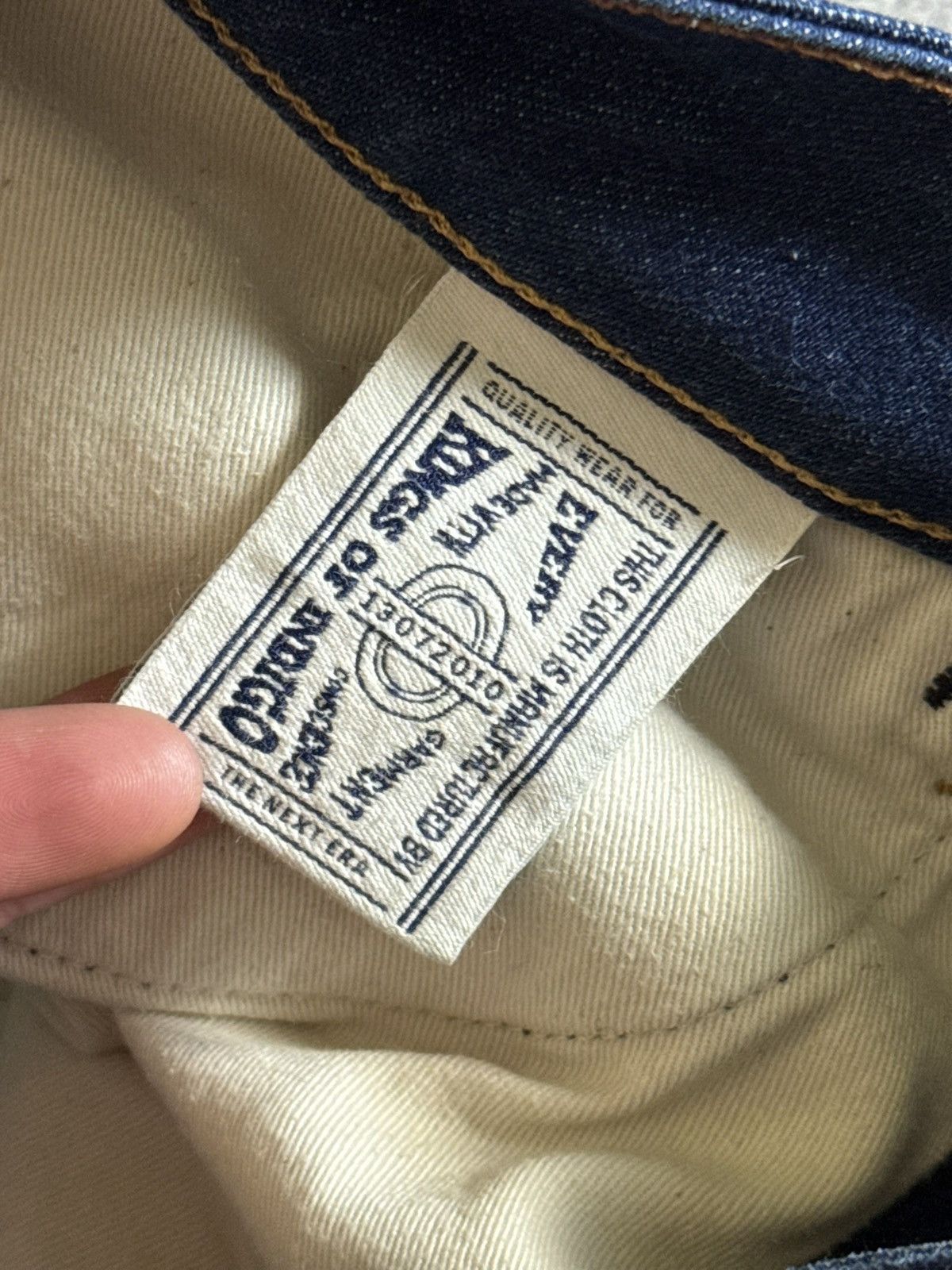 Kings Of Indigo Kings Of Indigo 32/32 tapered denim pants trousers jeans Size US 32 / EU 48 - 11 Thumbnail