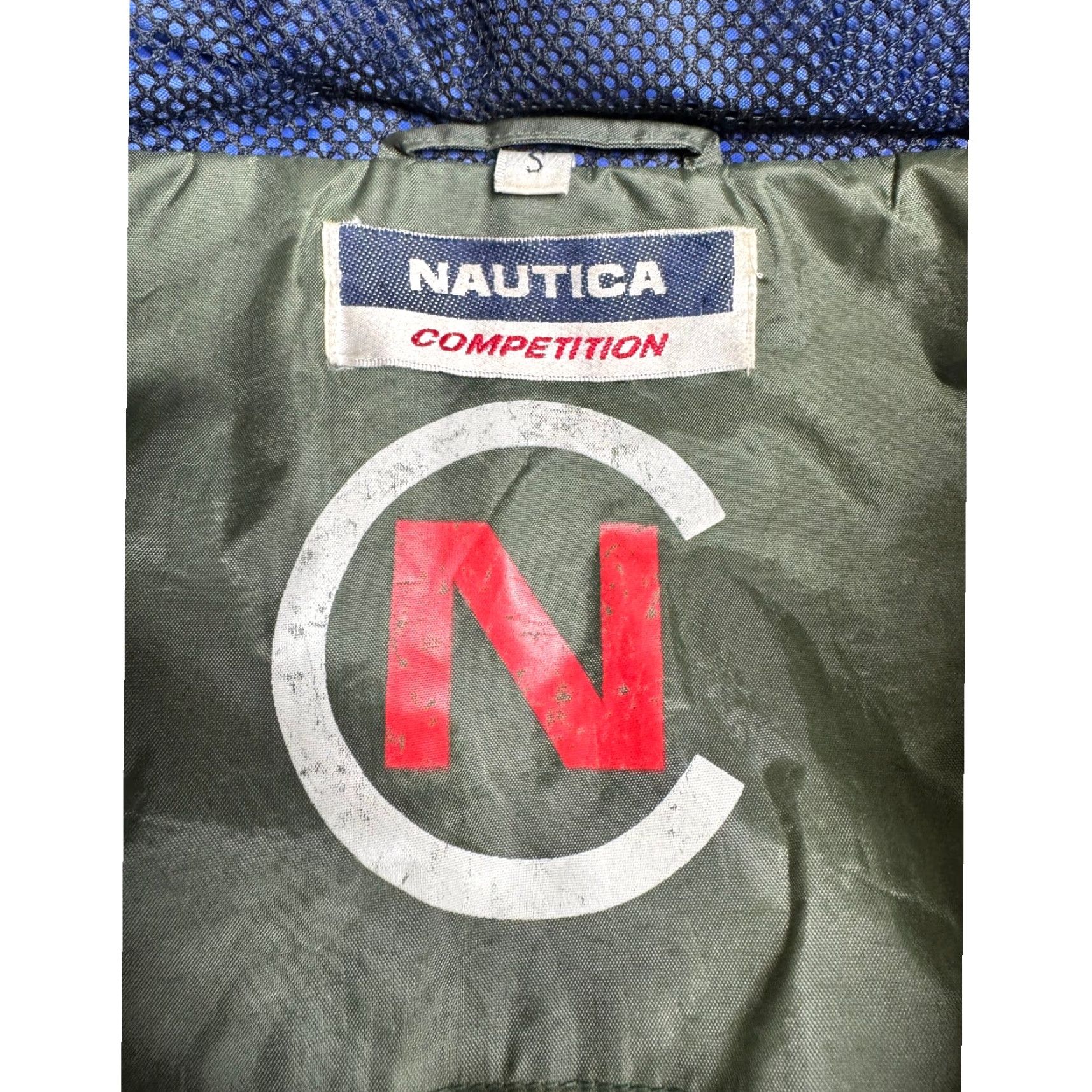 Nautica VINTAGE Nautica Competition Big Logo Jacket Shell Coat Windbreaker Men XL Green 1990s Size XL Mens Size US XL / EU 56 / 4 - 5 Thumbnail