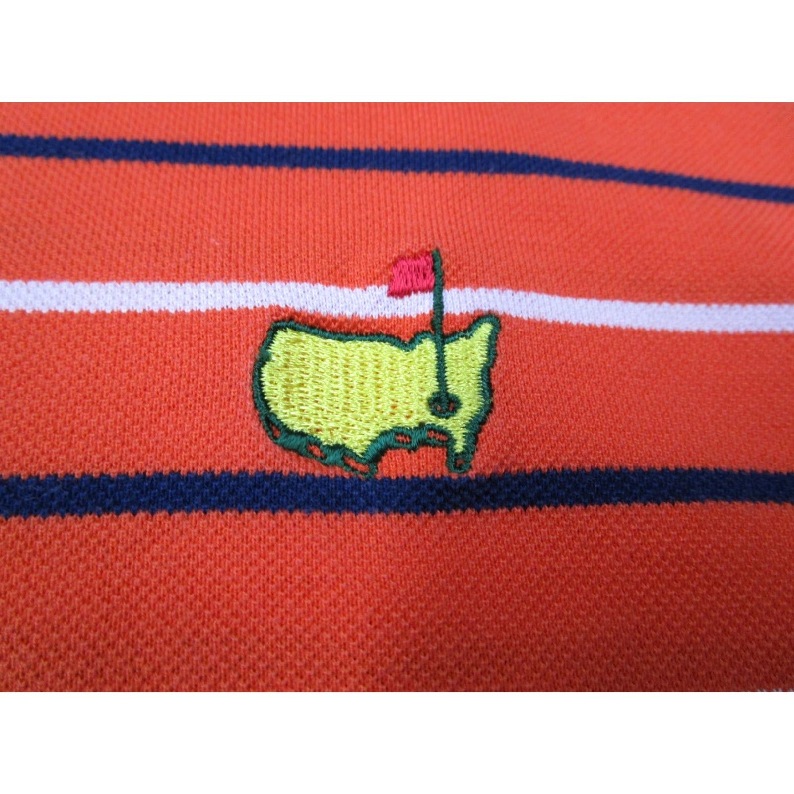 Vintage VINTAGE Masters Golf Polo Shirt Men Large Orange 90s Short Sleeve Retro Embroidered Logo Size US L / EU 52-54 / 3 - 5 Thumbnail