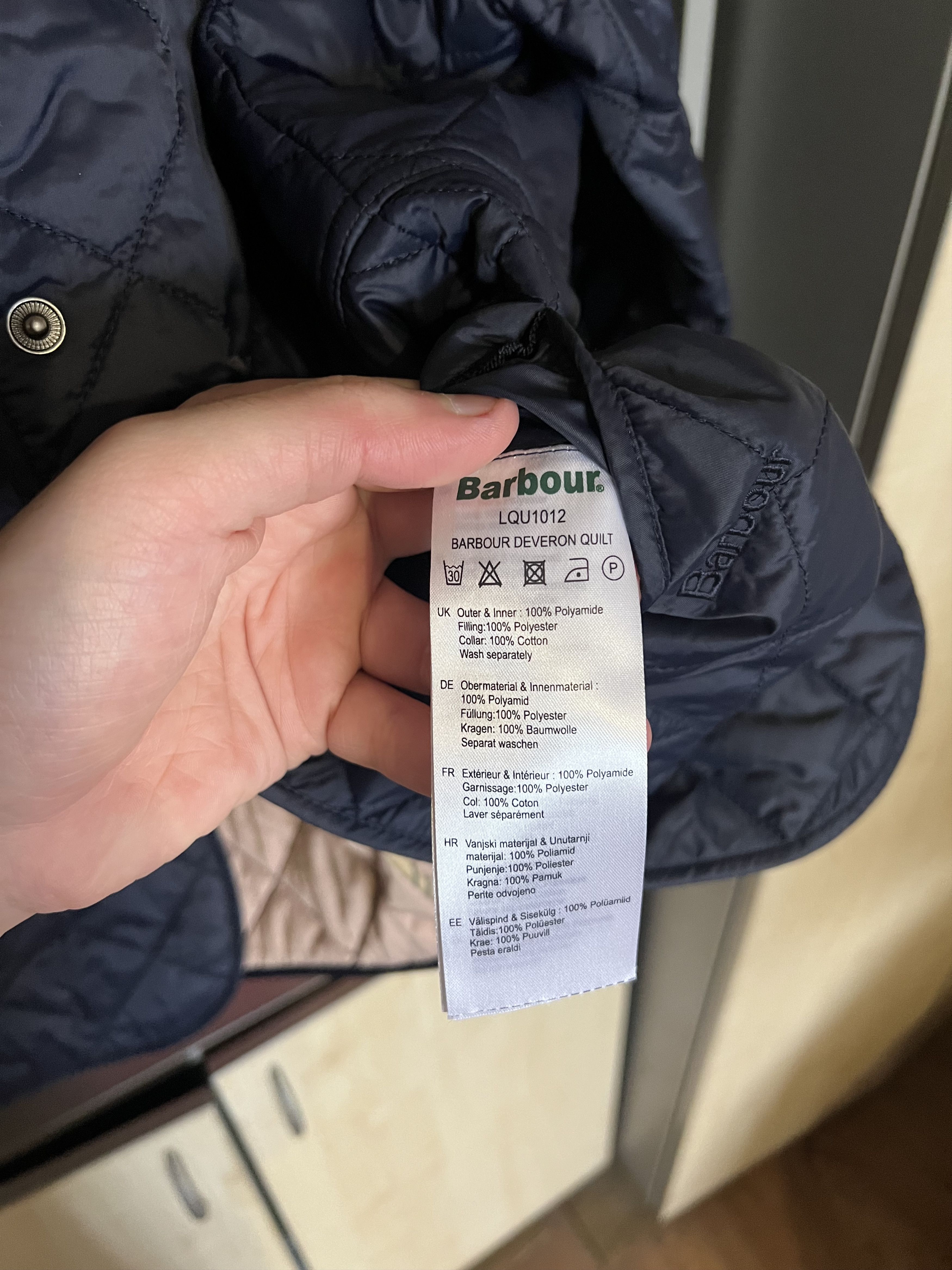 Barbour Vintage Barbour International Deveron Quilt Casual Jacket Size XL / US 12-14 / IT 48-50 - 7 Thumbnail