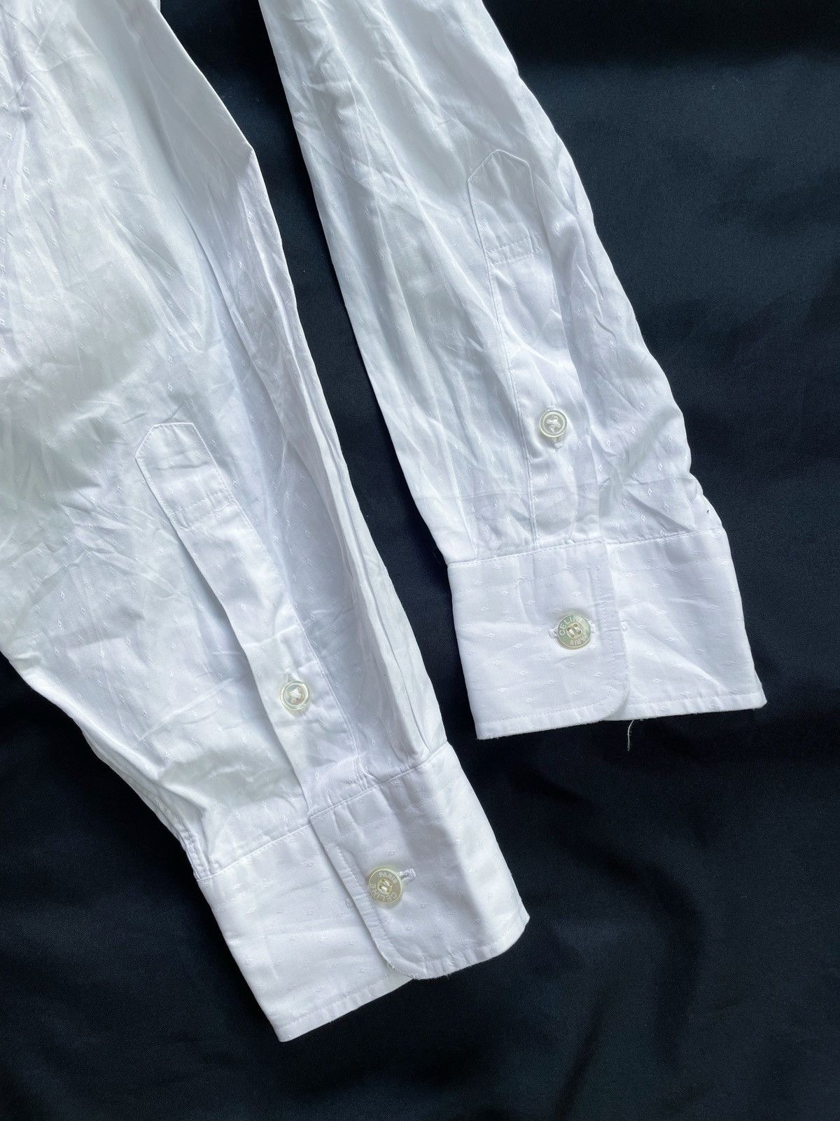 Celine CELINE WHITE BUTTON DOWN SHIRT Size US L / EU 52-54 / 3 - 7 Thumbnail