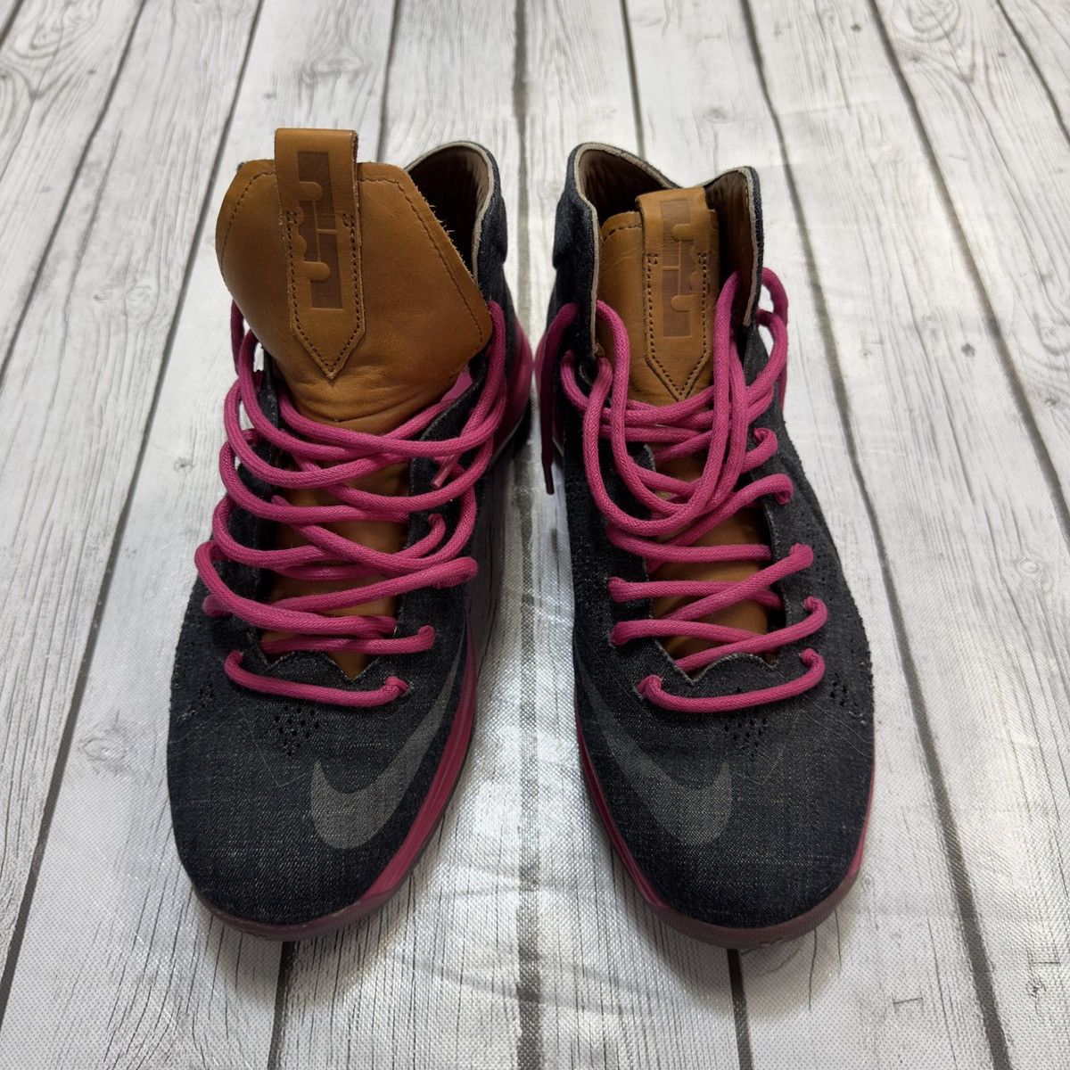 Nike LeBron 10 EXT Denim QS “Denim” 2013 Size US 11 / EU 44 - 5 Thumbnail