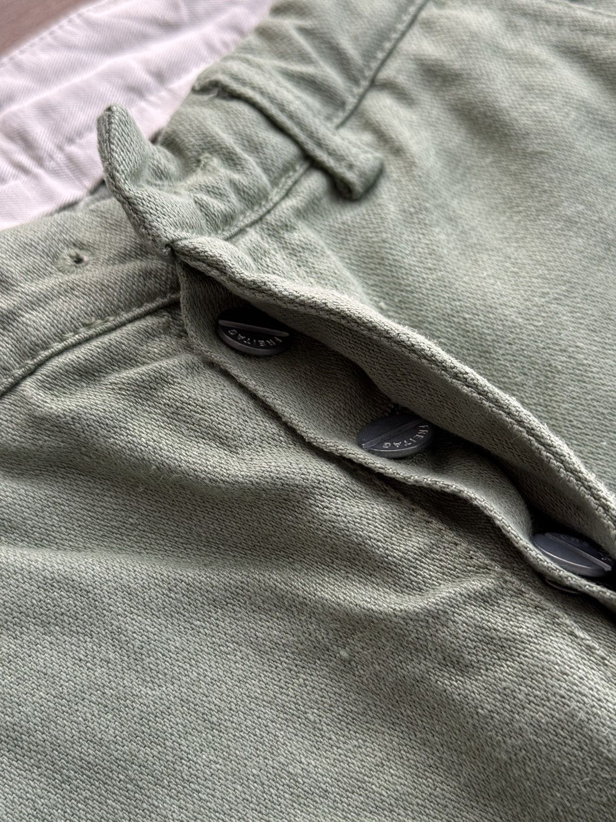 Freitag × Vintage Vintage Freitag E550 Indigo Green Selvedge Workwear Pants Size US 28 / EU 44 - 14 Thumbnail