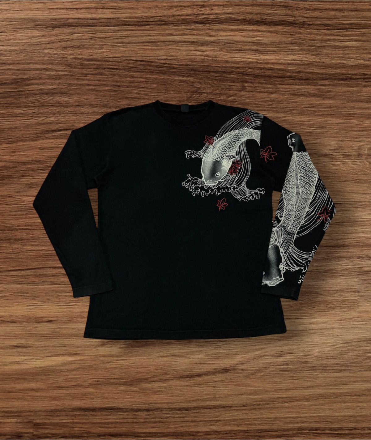 Japanese Brand Japanese Brand Sukajan Over Print Long Sleeve T-Shirt Size US M / EU 48-50 / 2 - 2 Thumbnail