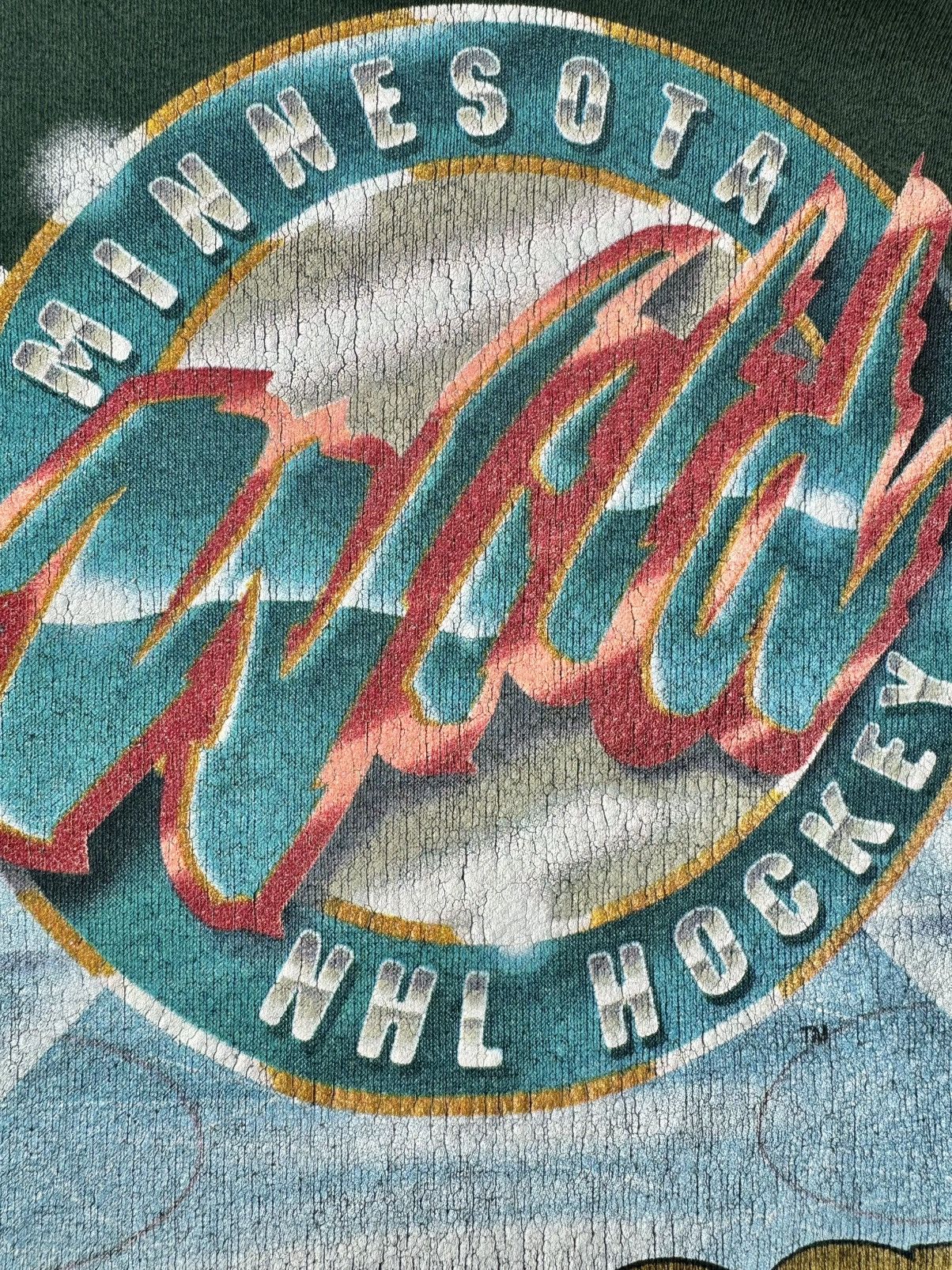 NHL × Vintage Vintage 1997 Minnesota Wild 90’s NHL Hockey Sweatshirt Size US S / EU 44-46 / 1 - 5 Thumbnail