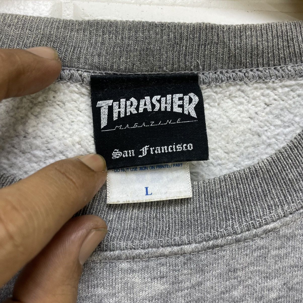 Thrasher 💥Vintage Thrasher Skateboard Magazine Sweatshirt Crewneck Size US M / EU 48-50 / 2 - 5 Thumbnail