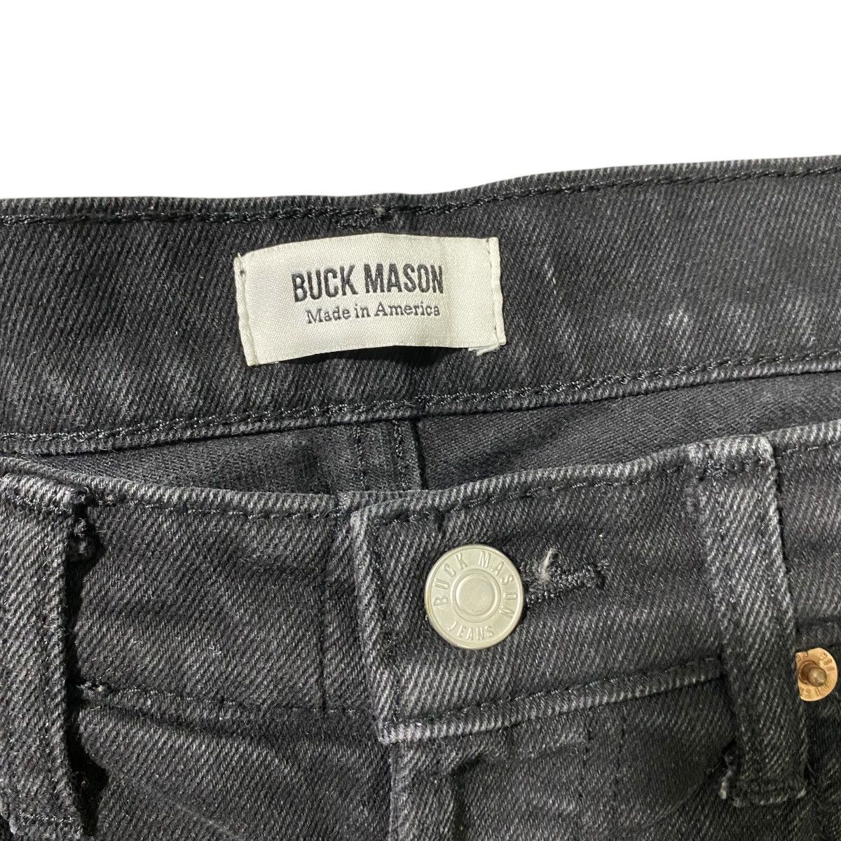 Buck Mason Buck Mason Denim Distress Size 34 Black Colour Size US 34 / EU 50 - 5 Thumbnail