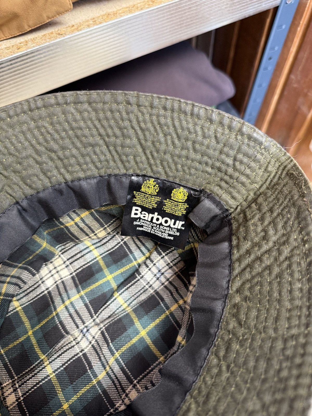 Barbour Barbour Vintage Wax Hat Panama Size ONE SIZE - 5 Thumbnail