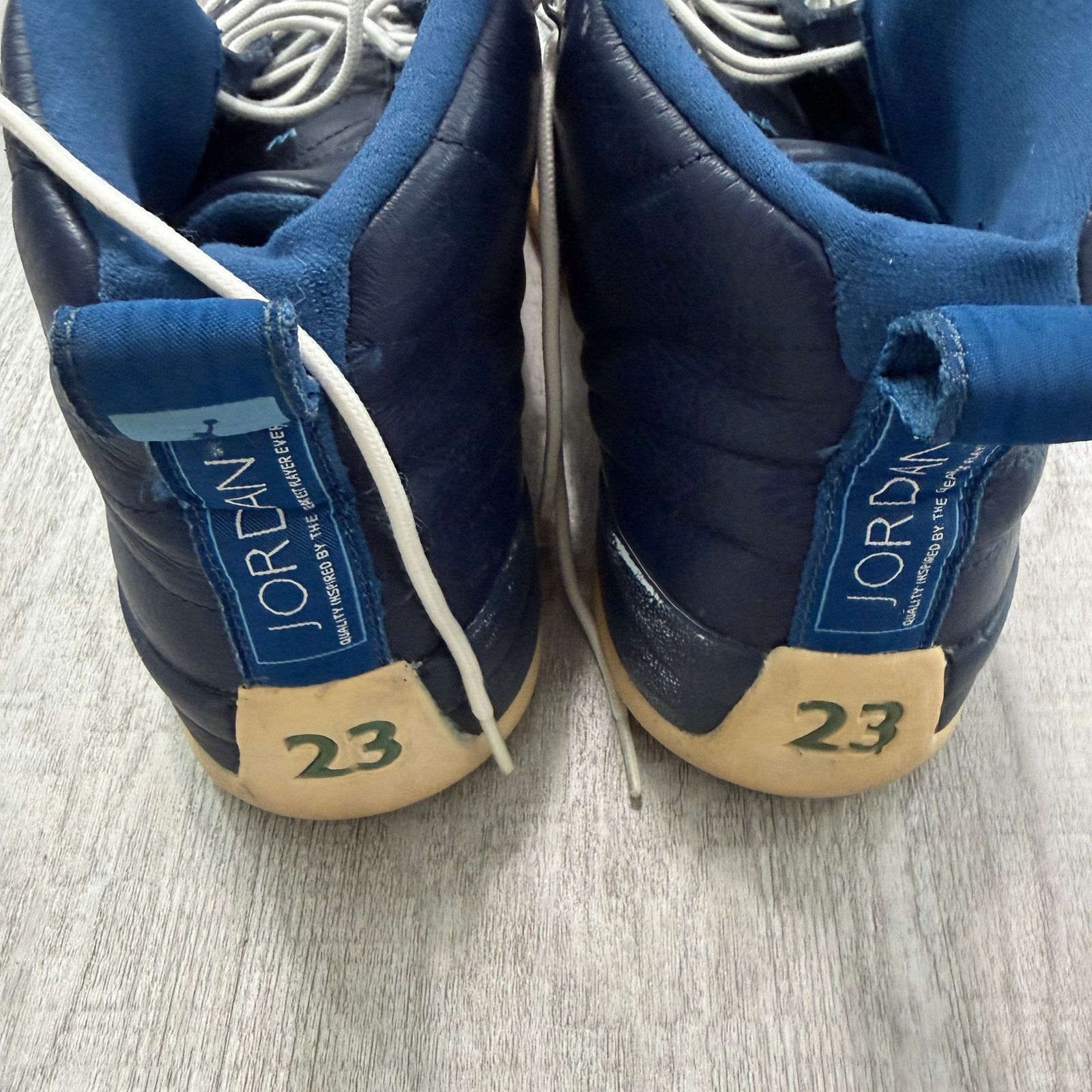 Jordan Brand Nike Air Jordan 12 Retro Obsidian 2012 Men's 13 University Size US 13 / EU 46 - 6 Thumbnail