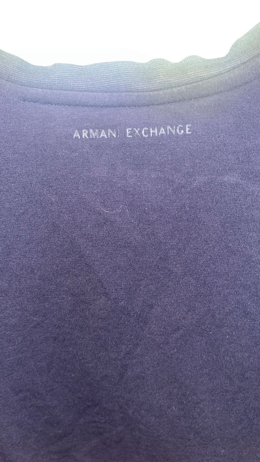 Armani Exchange Blue Vintage graphic v neck Size US L / EU 52-54 / 3 - 7 Thumbnail