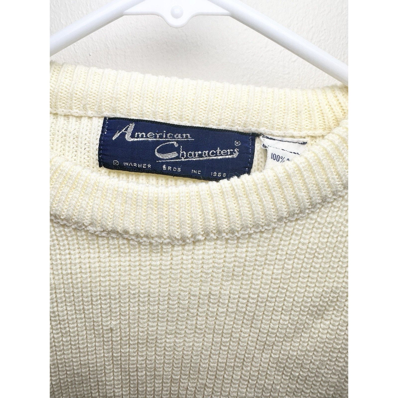 Vintage Vintage Looney Tunes Tweety Bird Knit Sweater Warner Bros Size S / US 4 / IT 40 - 3 Thumbnail