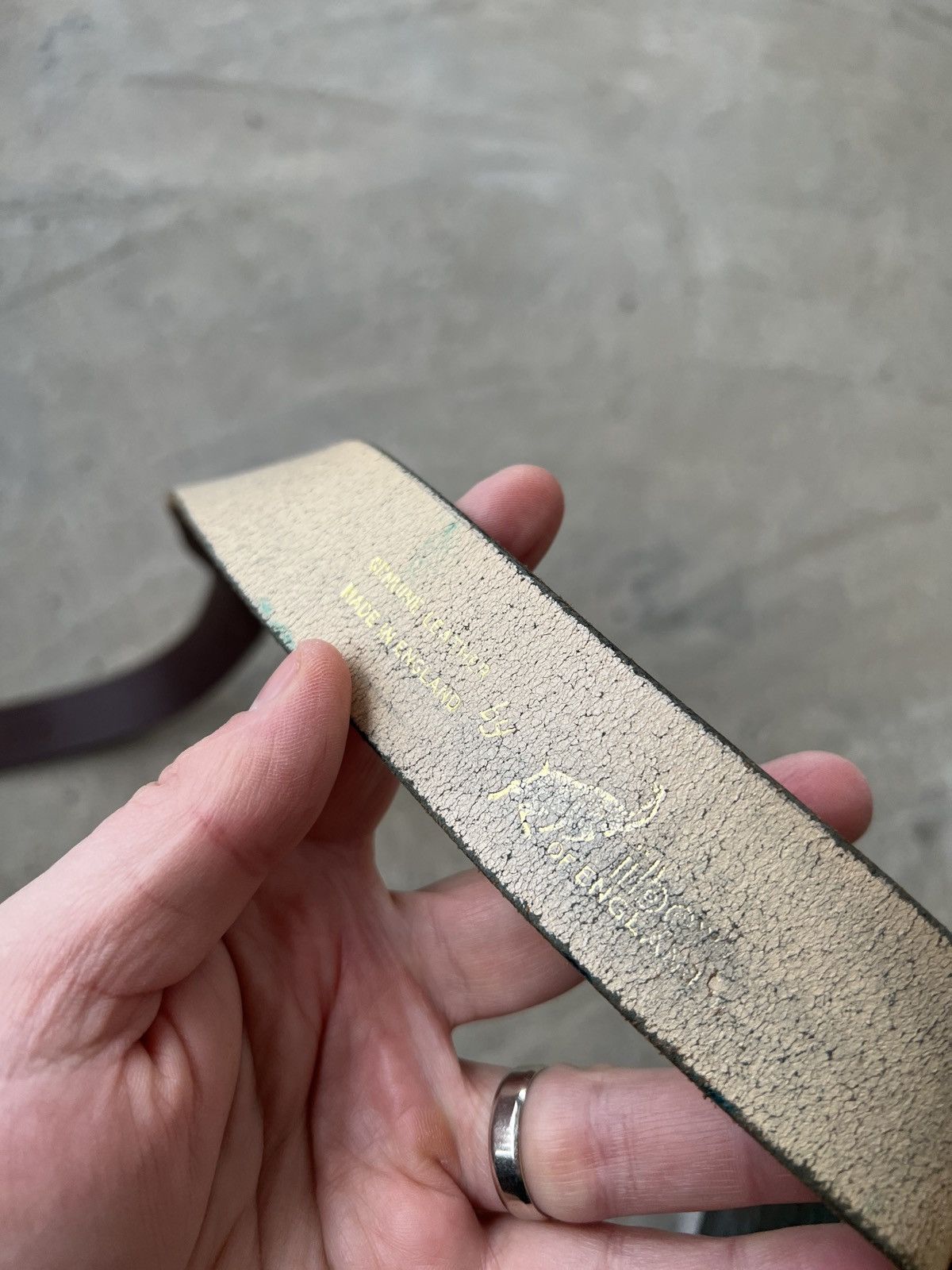 Vintage Rare Pony Express First U.S. Mail Leather Belt Size ONE SIZE - 7 Thumbnail