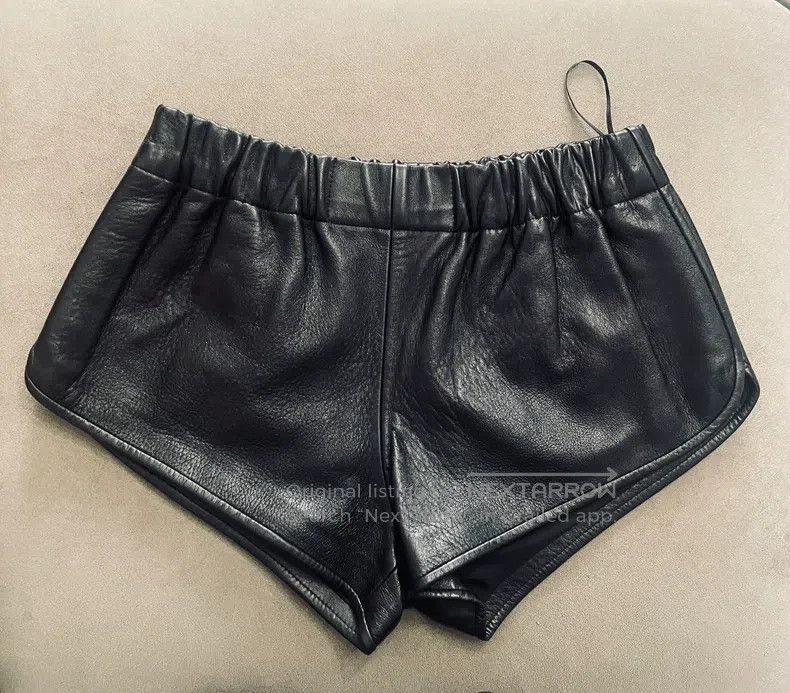 Saint Laurent Paris Saint Laurent Paris size F36 Leather Shorts Size 36" / US 14 / IT 50 - 1 Thumbnail