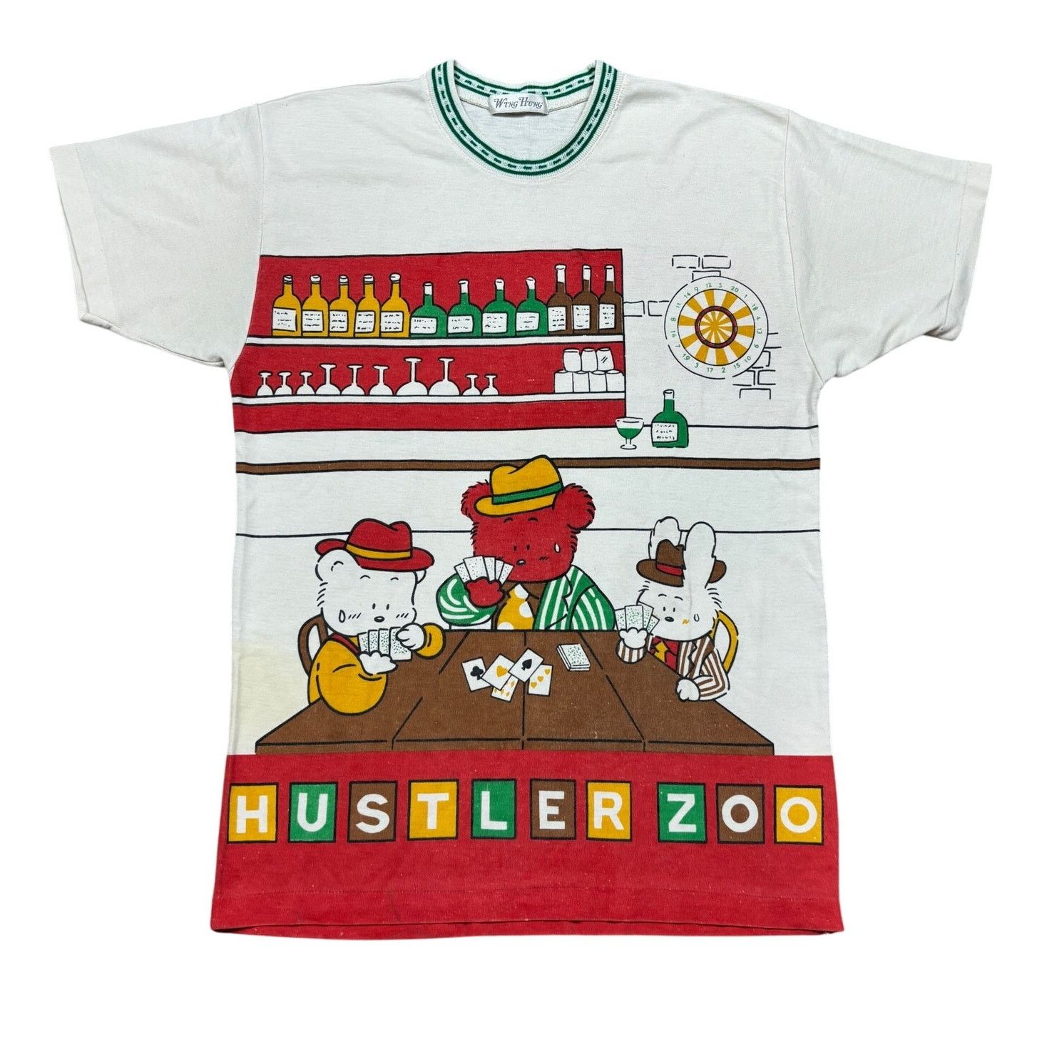 Vintage VTG Wing Hung Hustler Zoo Animal Single Stitch Shirt Small Size US S / EU 44-46 / 1 - 1 Thumbnail