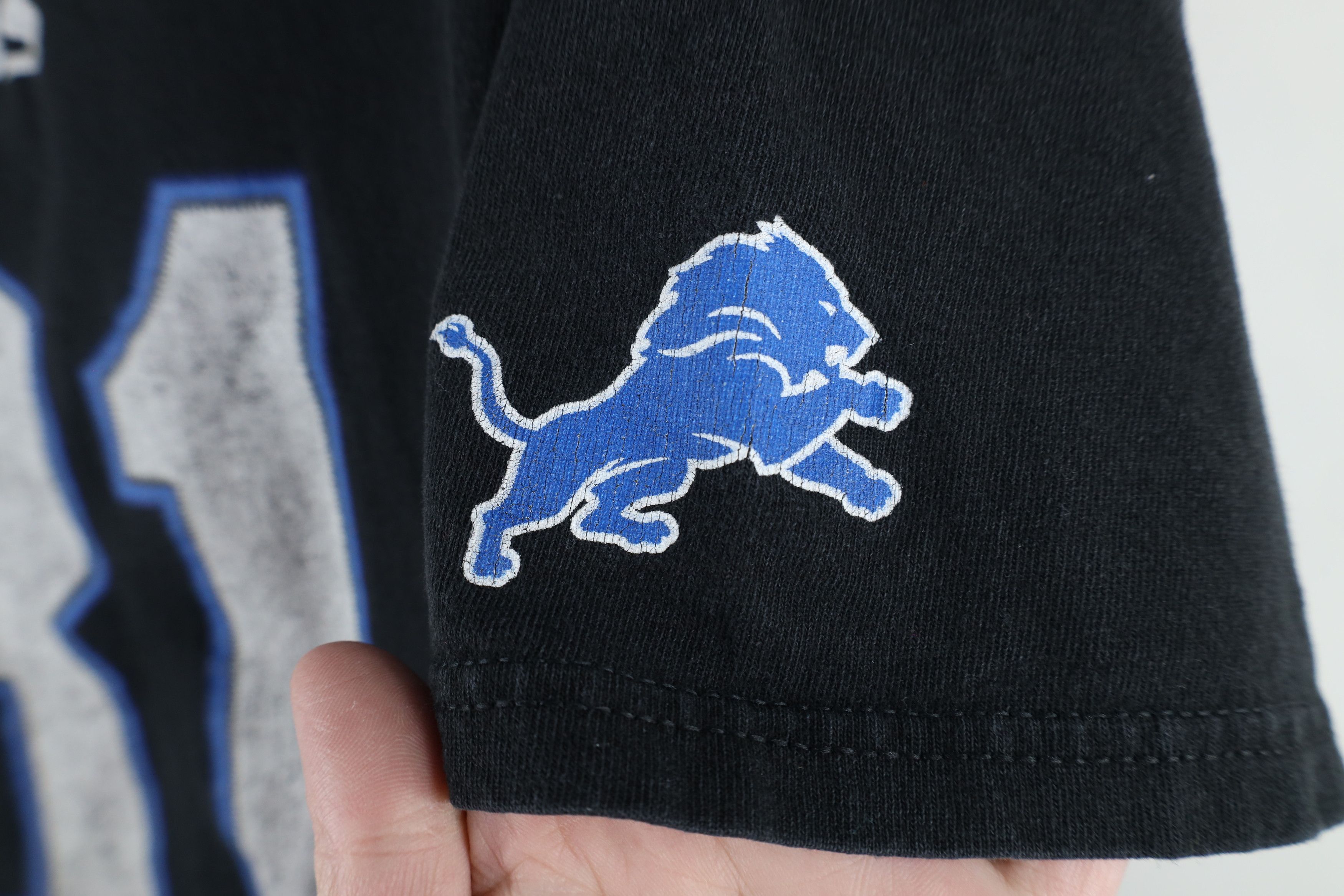 Vintage Vintage NFL Johnson Jr Detroit Lions Football Jersey T-Shirt Size US XL / EU 56 / 4 - 4 Thumbnail