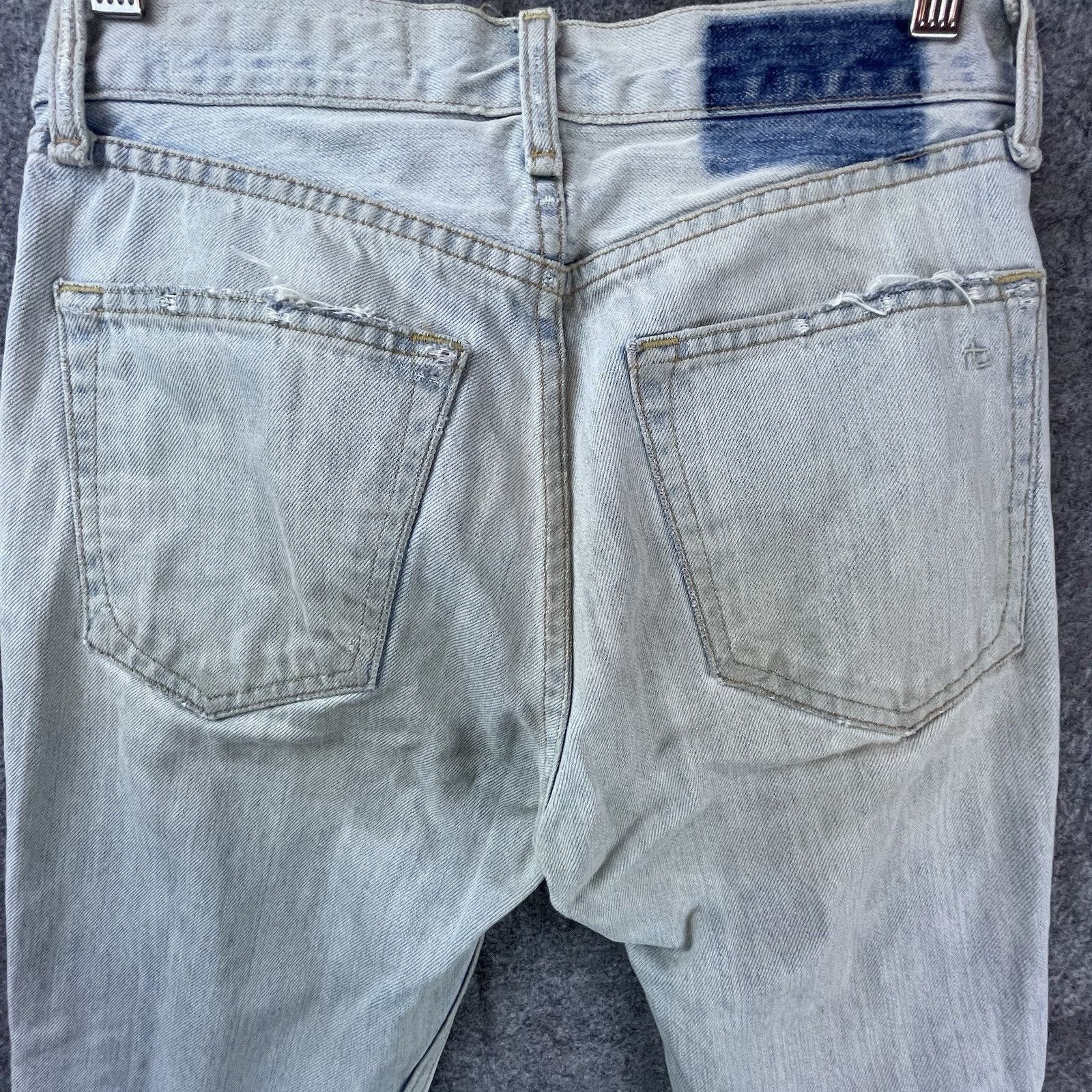 Rag & Bone Rag & Bone Jeans Womens 24 Marilyn Union Pool Crop Destroyed Size 24" / US 00 / IT 34 - 3 Thumbnail