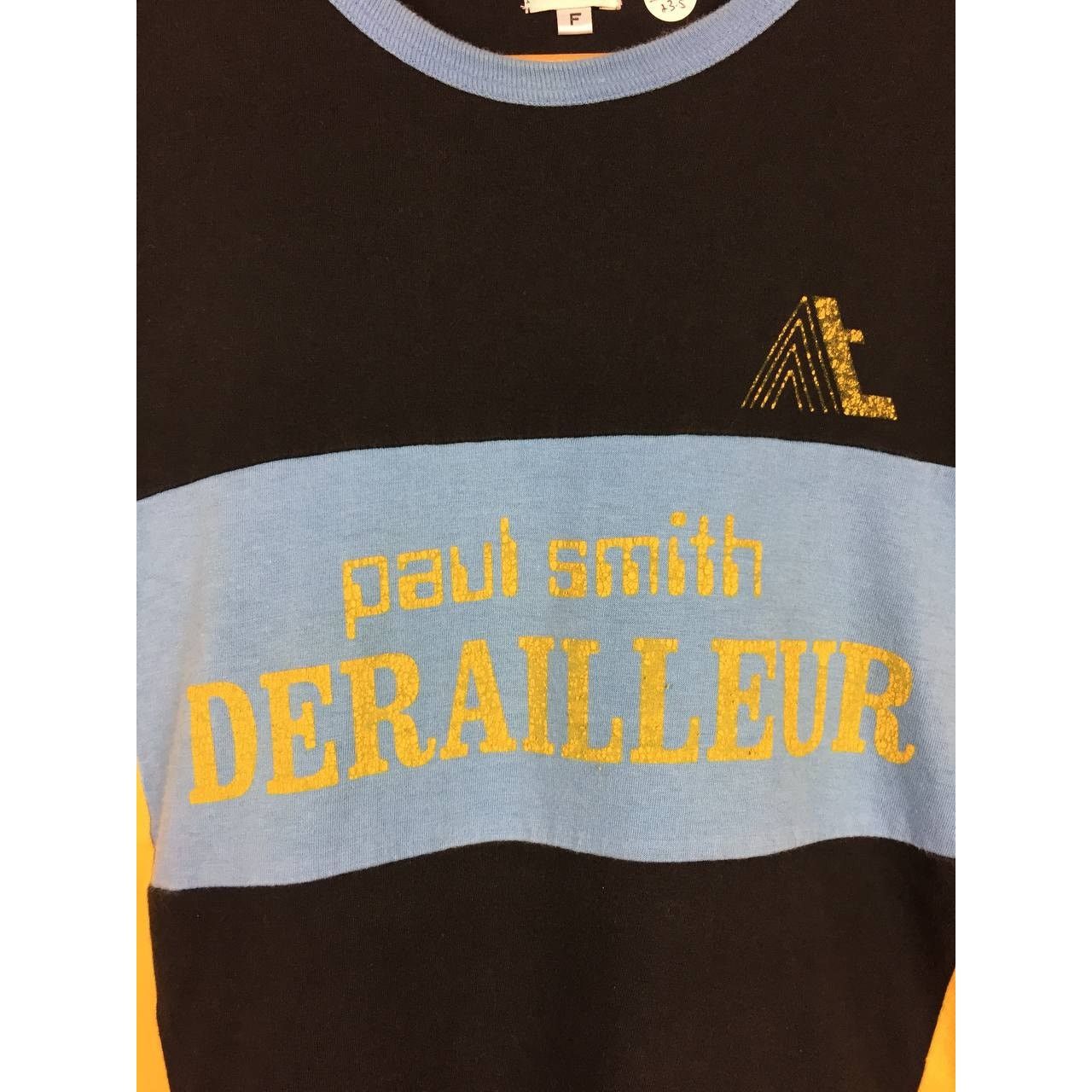 Paul Smith Paul Smith London DERAILLEUR Spell Out Logo Color Block Tee Size US M / EU 48-50 / 2 - 4 Thumbnail