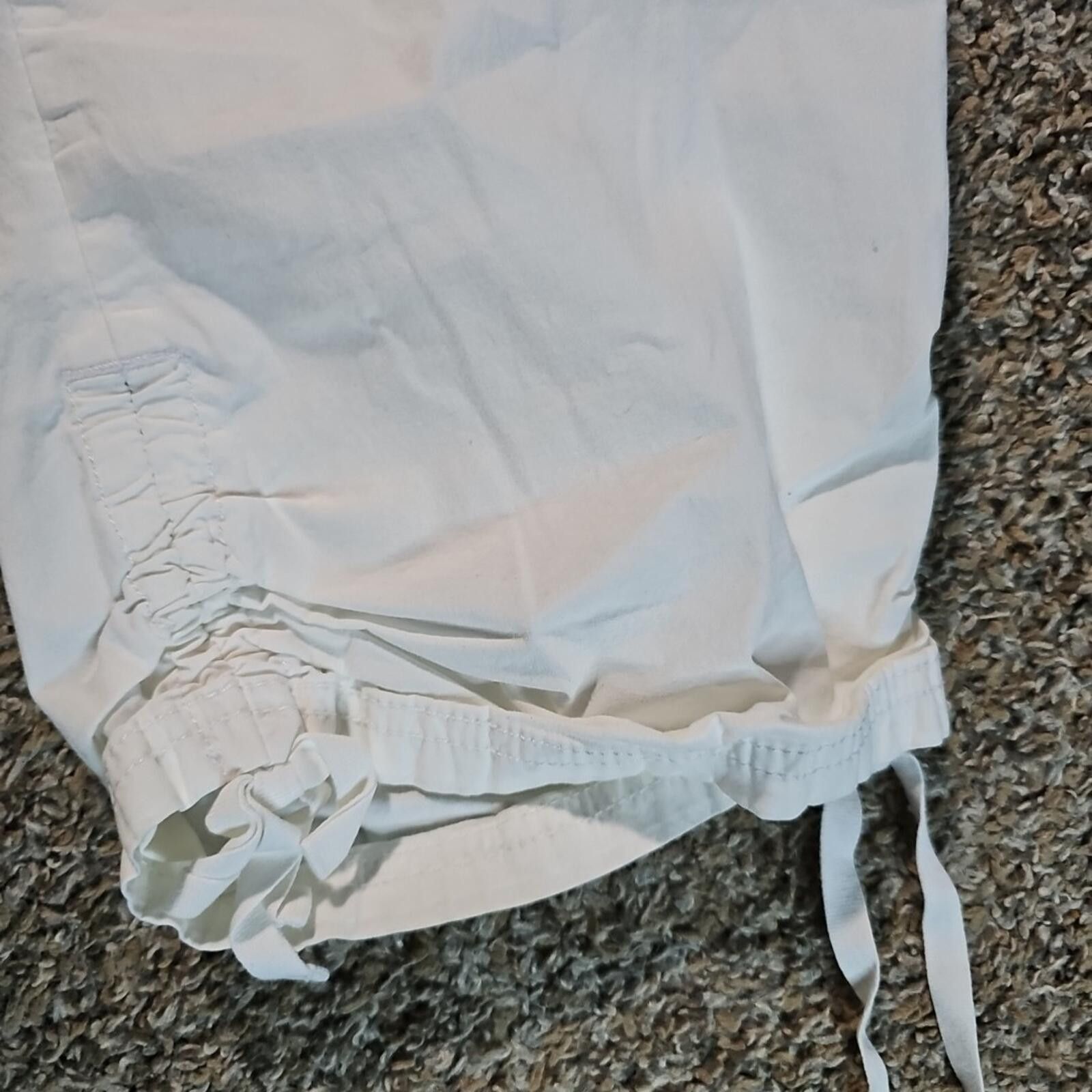 Other Gloria Vanderbilt Crop White Pants 16W Size 38" / US 16 / IT 52 - 2 Thumbnail