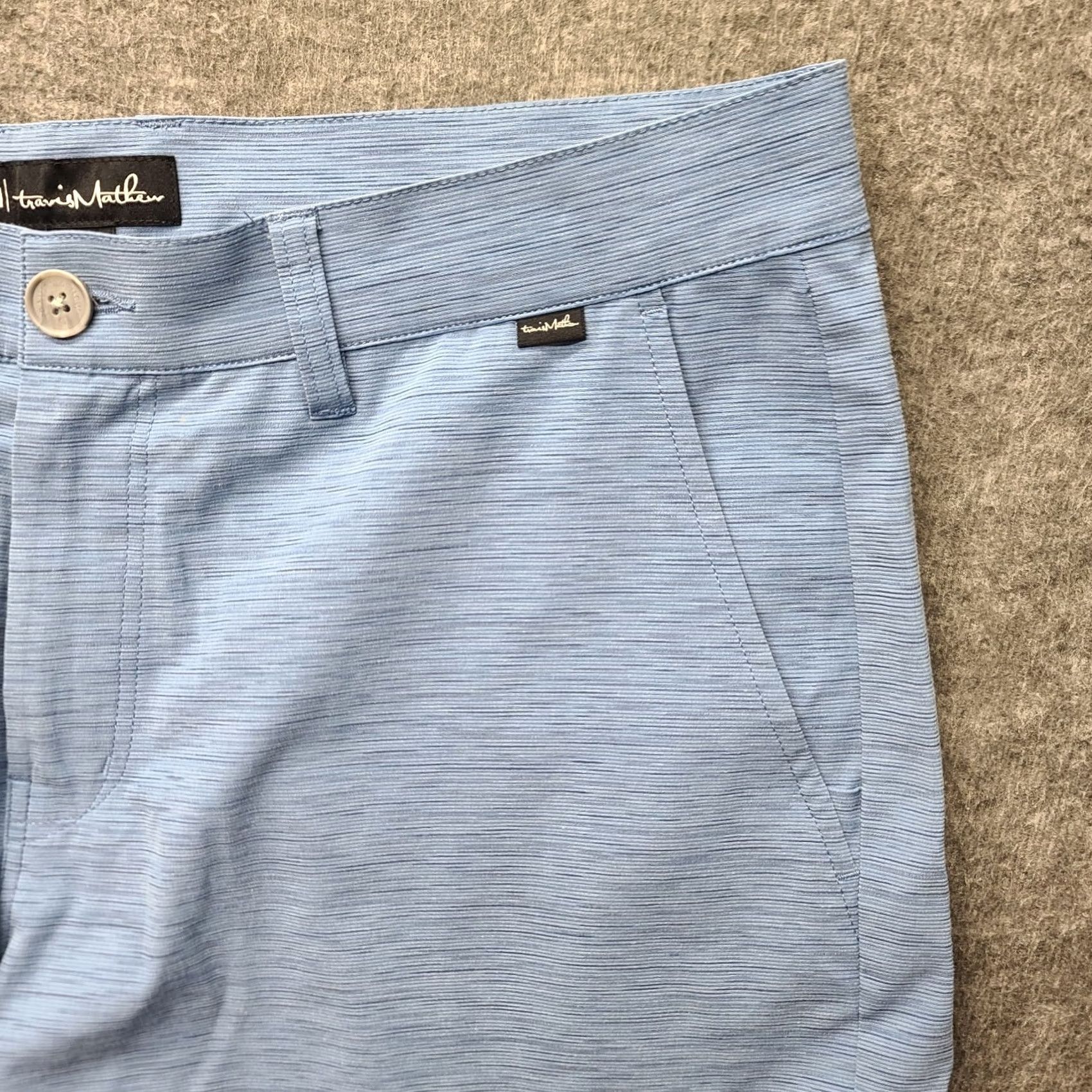 TravisMathew Travis Mathew Shorts Mens 34 Regular Fit Tech Chino Hybrid Golf Performance Size US 34 / EU 50 - 7 Thumbnail