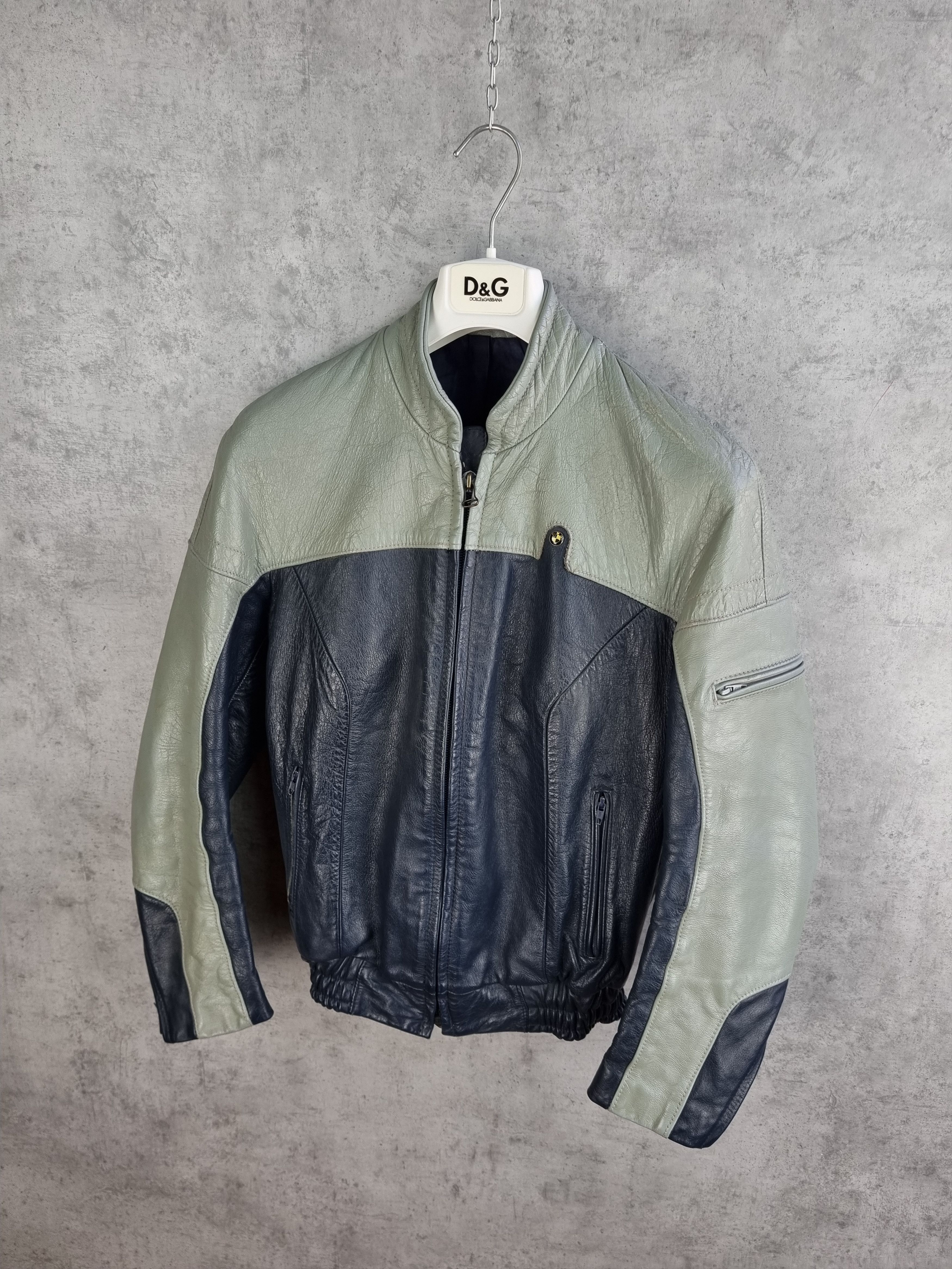 BMW 80s Rare Size BMW Leather Jacket made in West Germany Size US S / EU 44-46 / 1 - 3 Thumbnail
