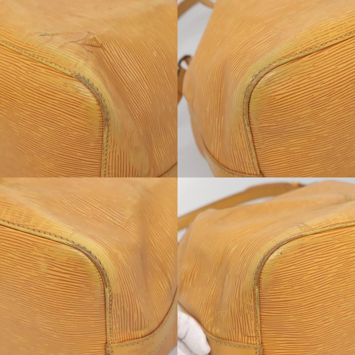 Louis Vuitton LOUIS VUITTON Epi Petit Noe Shoulder Bag Yellow M44109 Size ONE SIZE - 10 Thumbnail