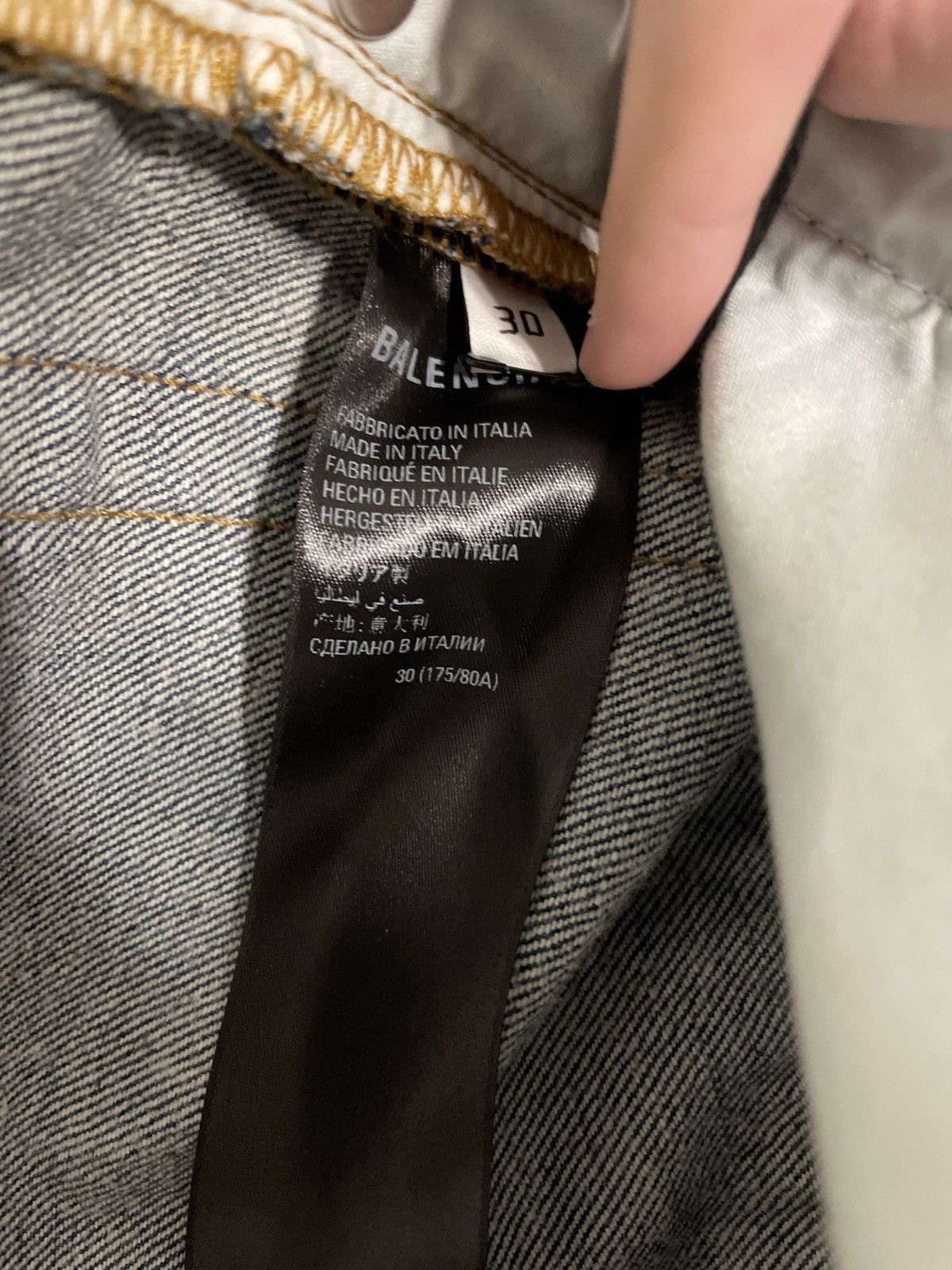 Balenciaga Balenciaga Blue Slim Pants Size US 30 / EU 46 - 7 Thumbnail