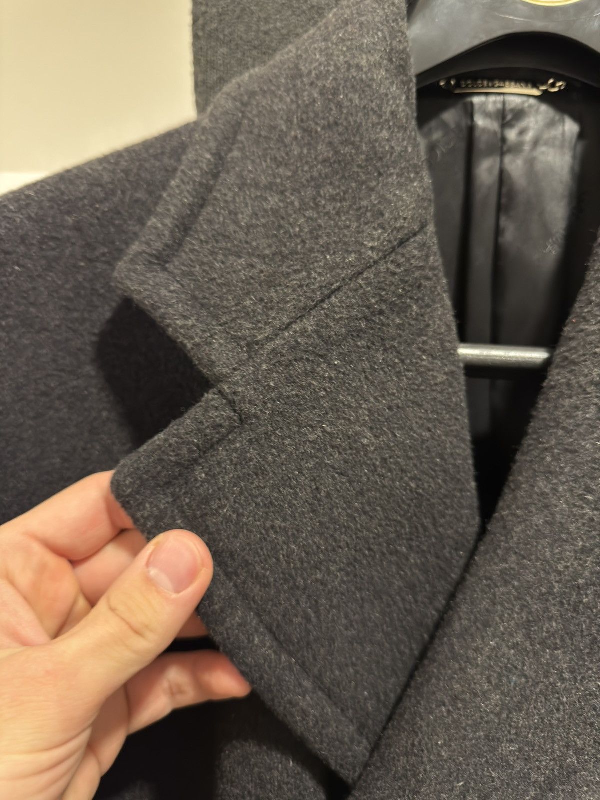 Dolce & Gabbana Dolce & Gabbana Double Chest Black Wool Coat Size US M / EU 48-50 / 2 - 7 Thumbnail