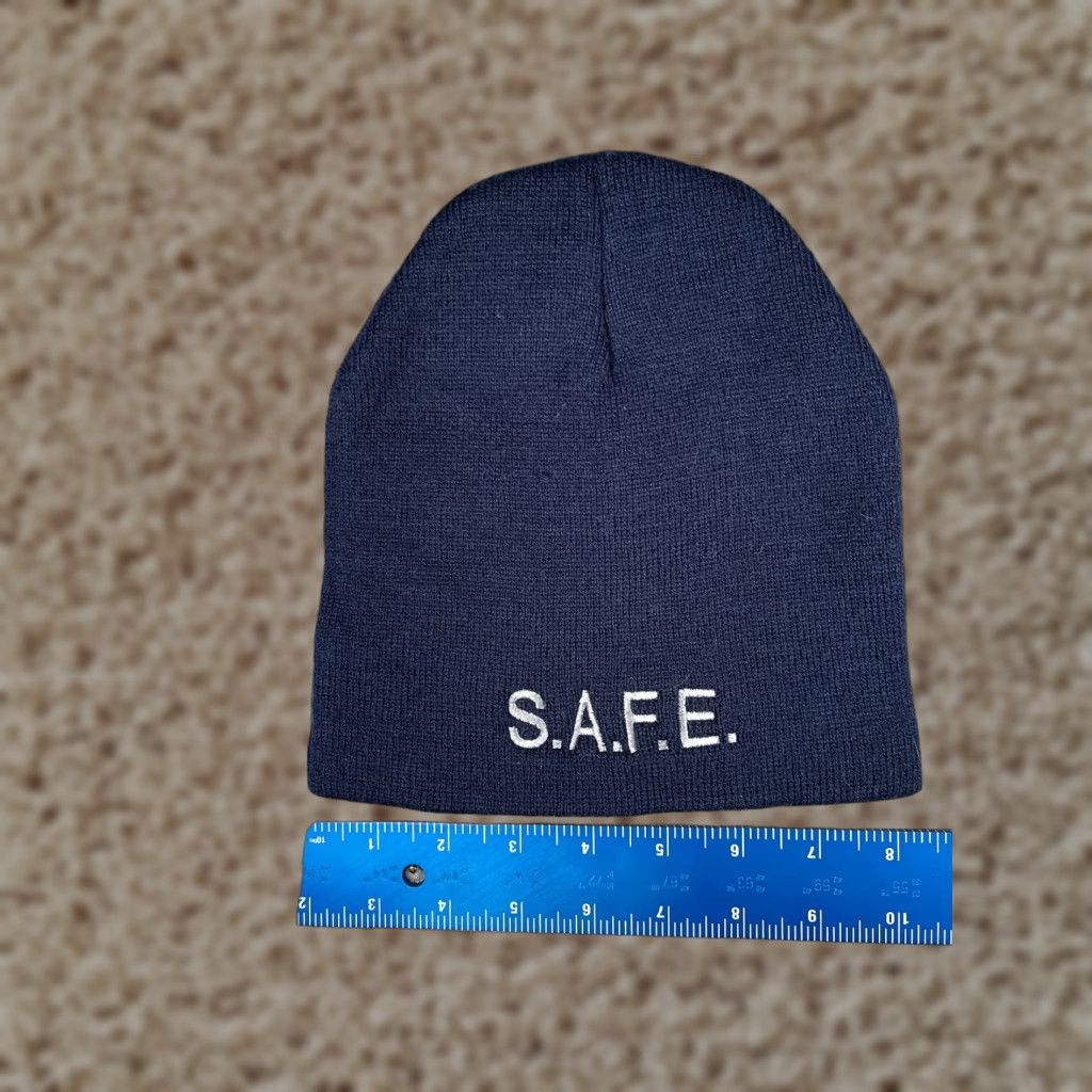 Vintage Yupoong Hat Adult One Size Blue Solid Logo Ski Acrylic Mens Size ONE SIZE - 1 Thumbnail