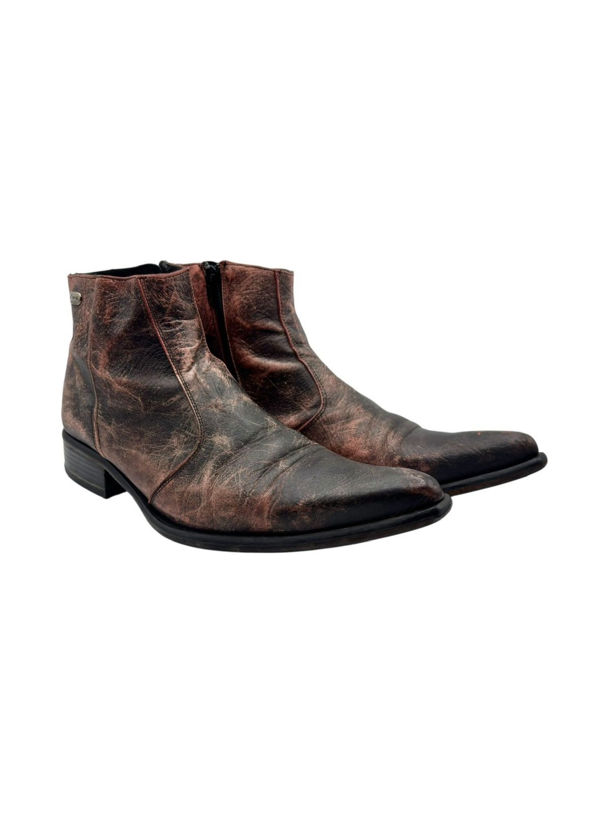 New Rock Vintage New Rock leather cowboy boots rose fade Size 41 Size US 11 / IT 41 - 1 Thumbnail