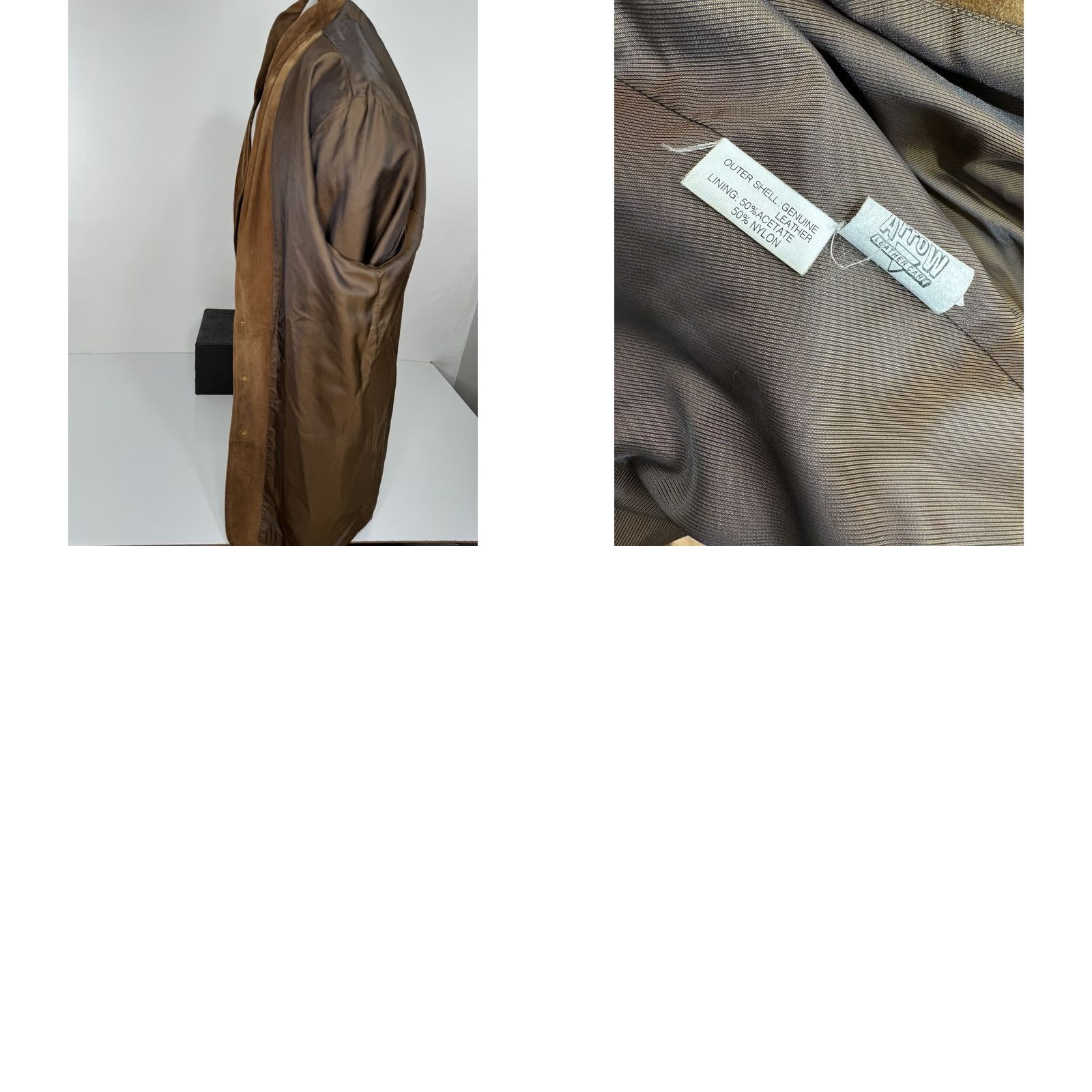 The Territory Ahead THE TERRITORY AHEAD Blazer Leather Mens L Brown Suede Field Ranch Jacket Size 42R - 8 Thumbnail