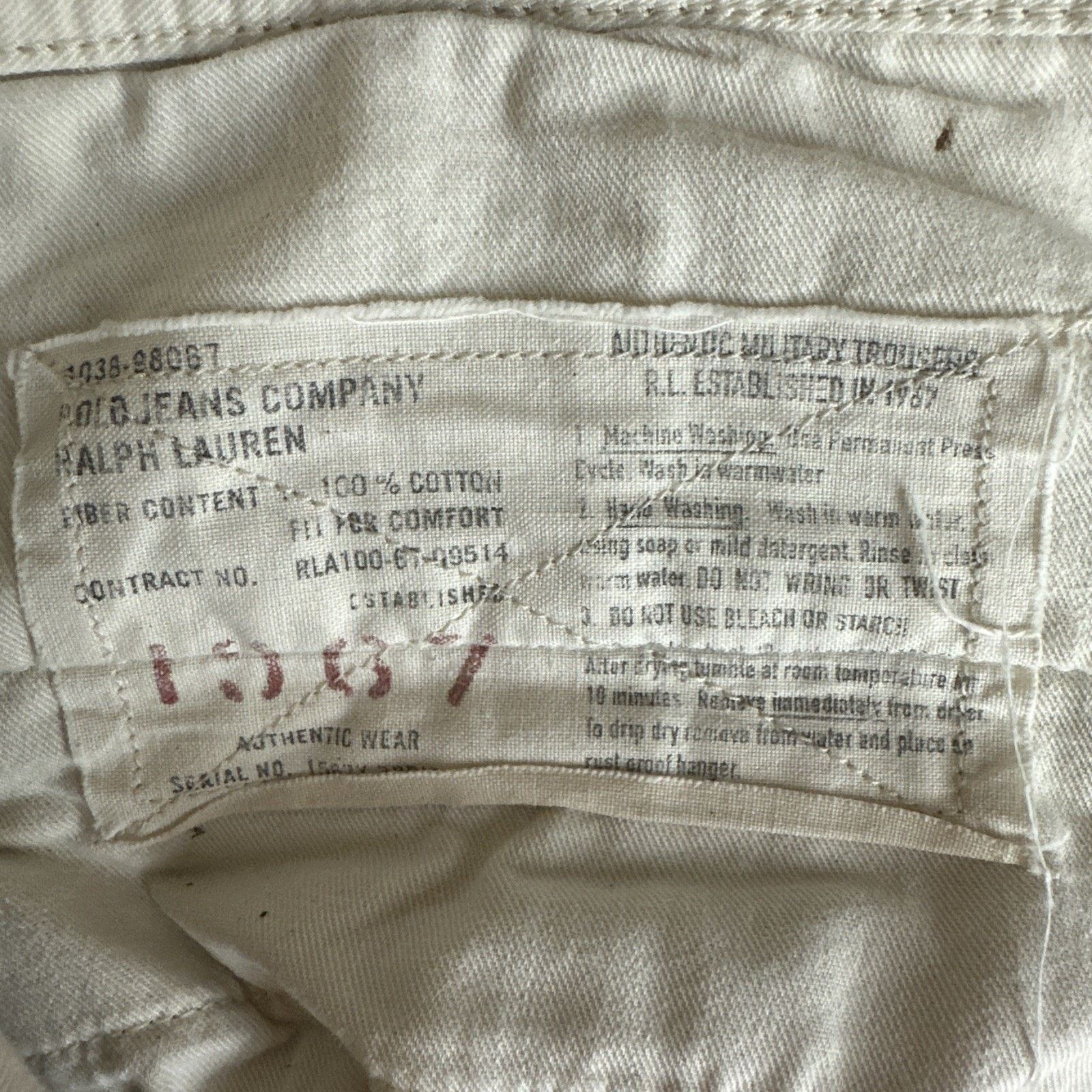 Polo Ralph Lauren Polo Jeans Co Cargo Shorts Size 36 Beige Canvas Authentic Size US 36 / EU 52 - 5 Thumbnail