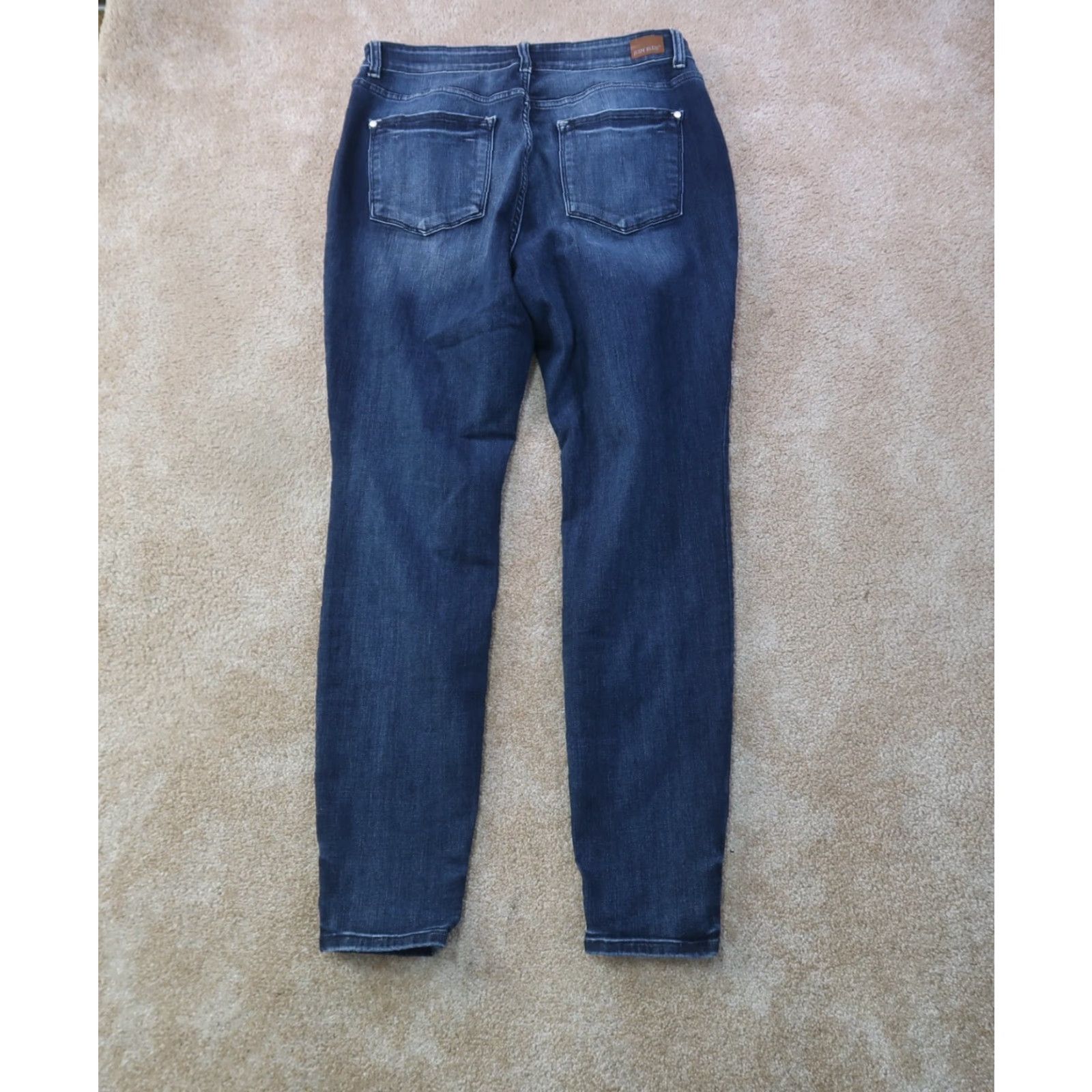 Denime Judy Blue Skinny Fit Jeans Women's 18w Blue Stretch Denim Mid Rise Size 40" / US 18 - 6 Thumbnail