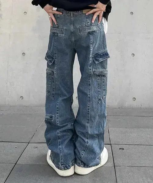 Jean Cargo Jeans Men Size US 30 / EU 46 - 2 Thumbnail