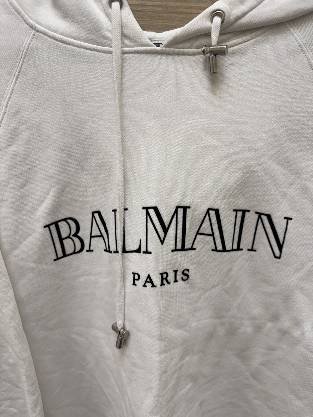 Balmain Balmain White Hoodie Size US L / EU 52-54 / 3 - 2 Thumbnail